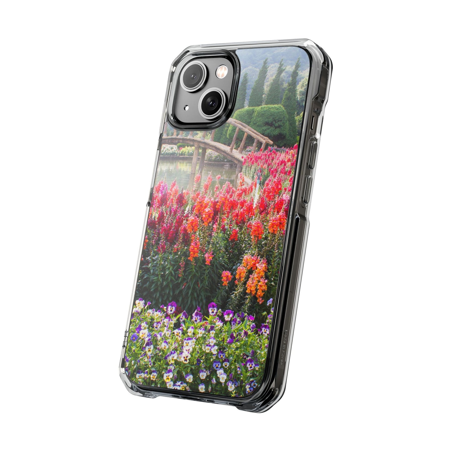 Magnetic Clear Impact Case - Nature-Inspired Phone Protection