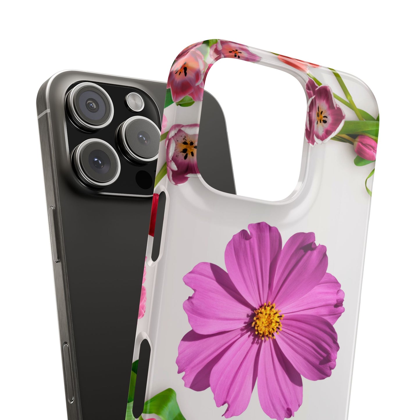 Snap Case- Elegant Flower Design