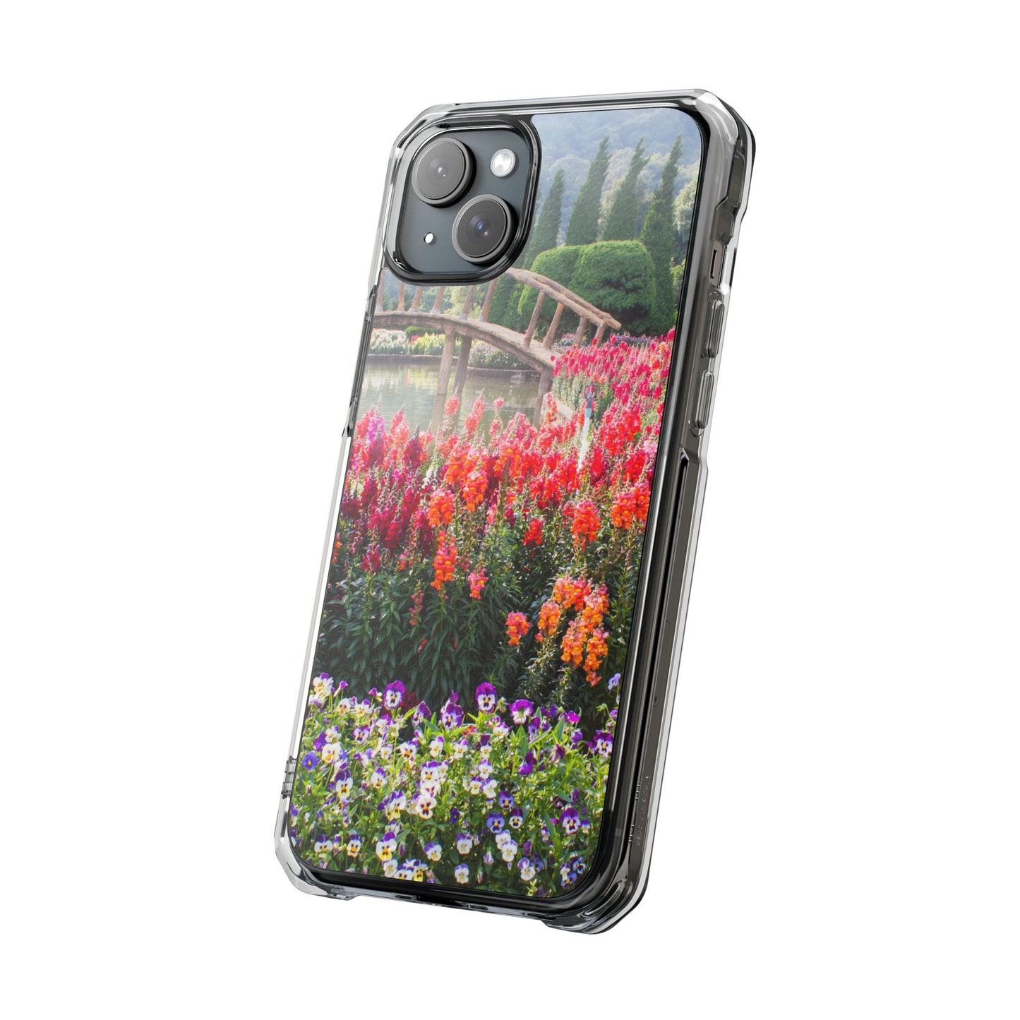 Magnetic Clear Impact Case - Nature-Inspired Phone Protection