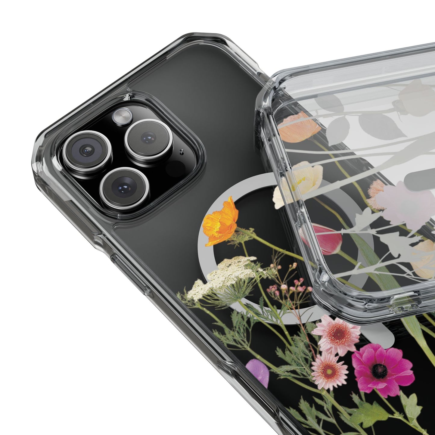 Magnetic Clear iPhone Case - Impact Protection for Nature Lovers