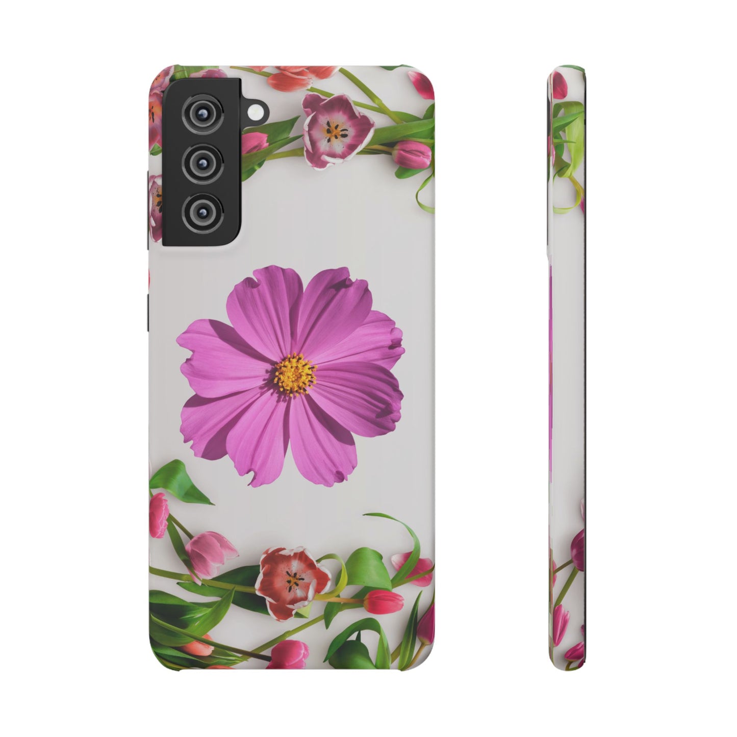 Snap Case- Elegant Flower Design