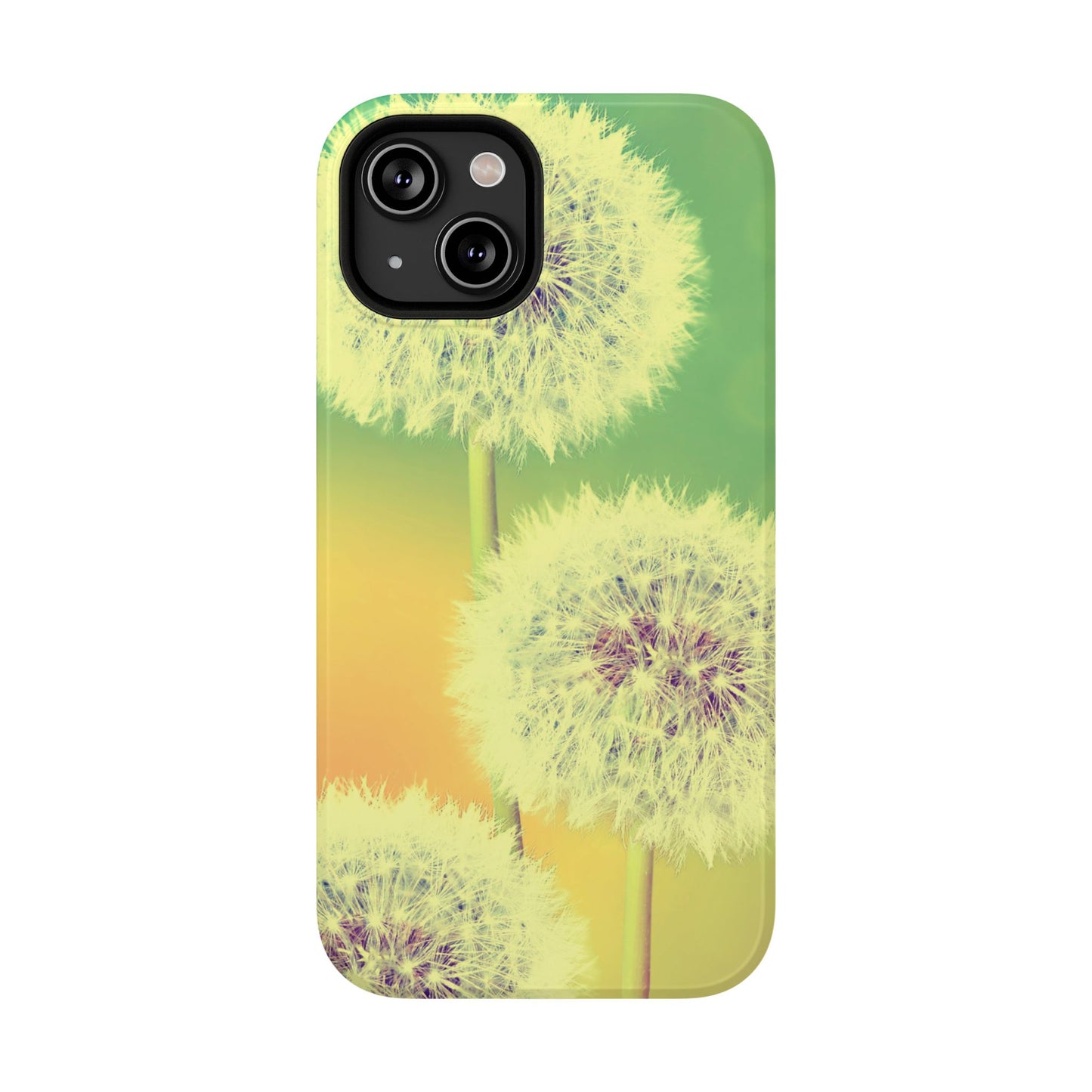 Impact-Resistant Phone Case - Whimsical Dandelion