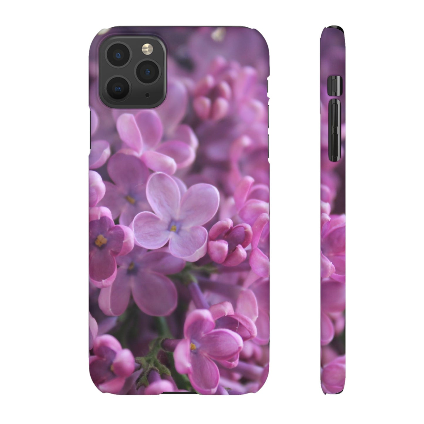 Snap Cases – Vibrant Purple Blossom Design for a Personalized Touch