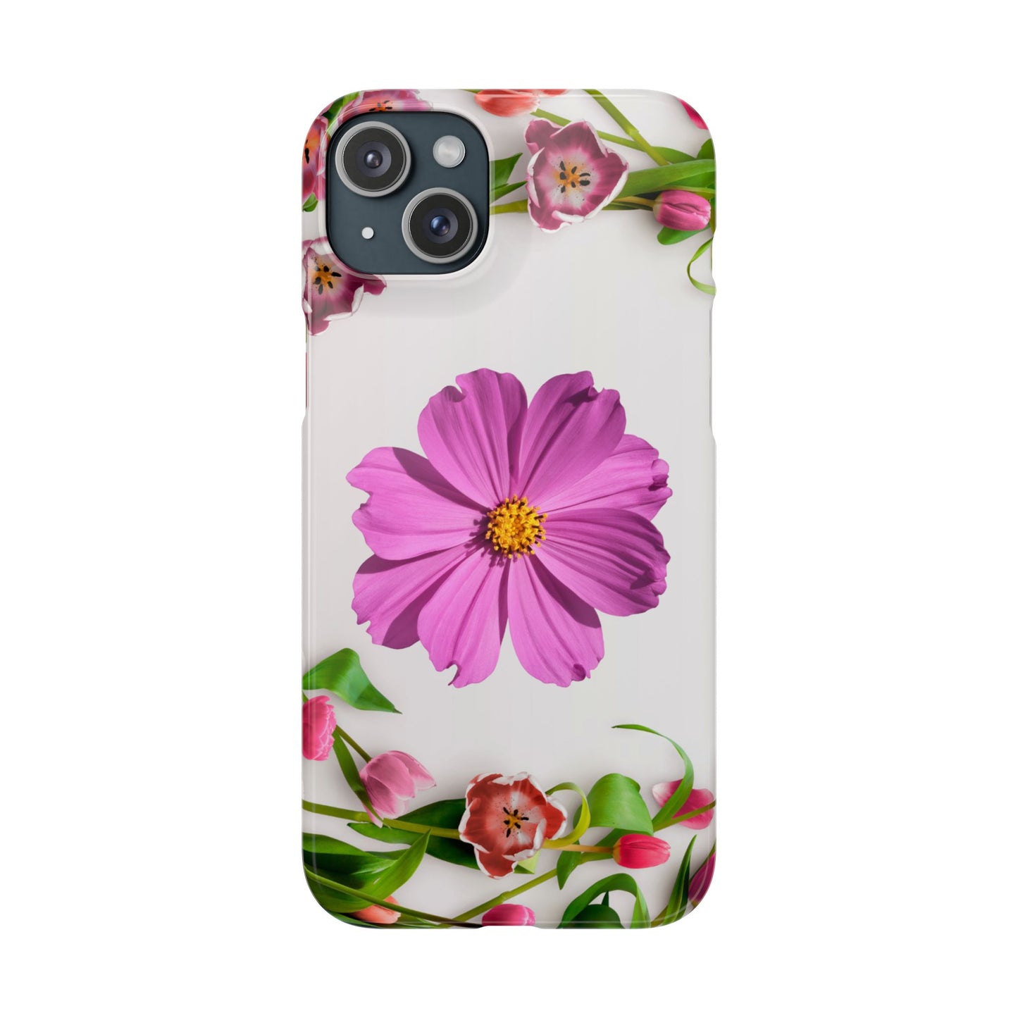 Snap Case- Elegant Flower Design