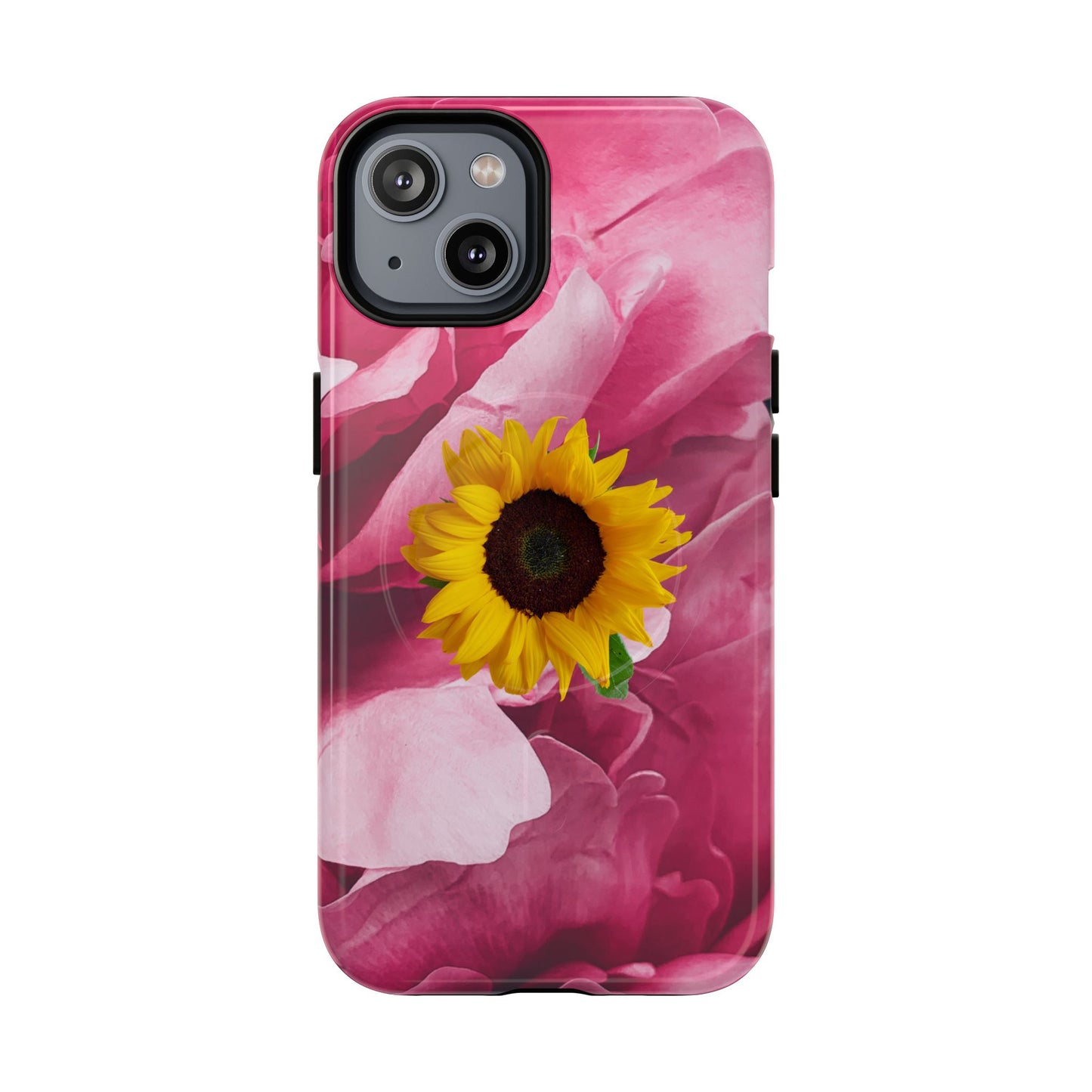 Tough Magnetic Phone Case- Sunflower Design