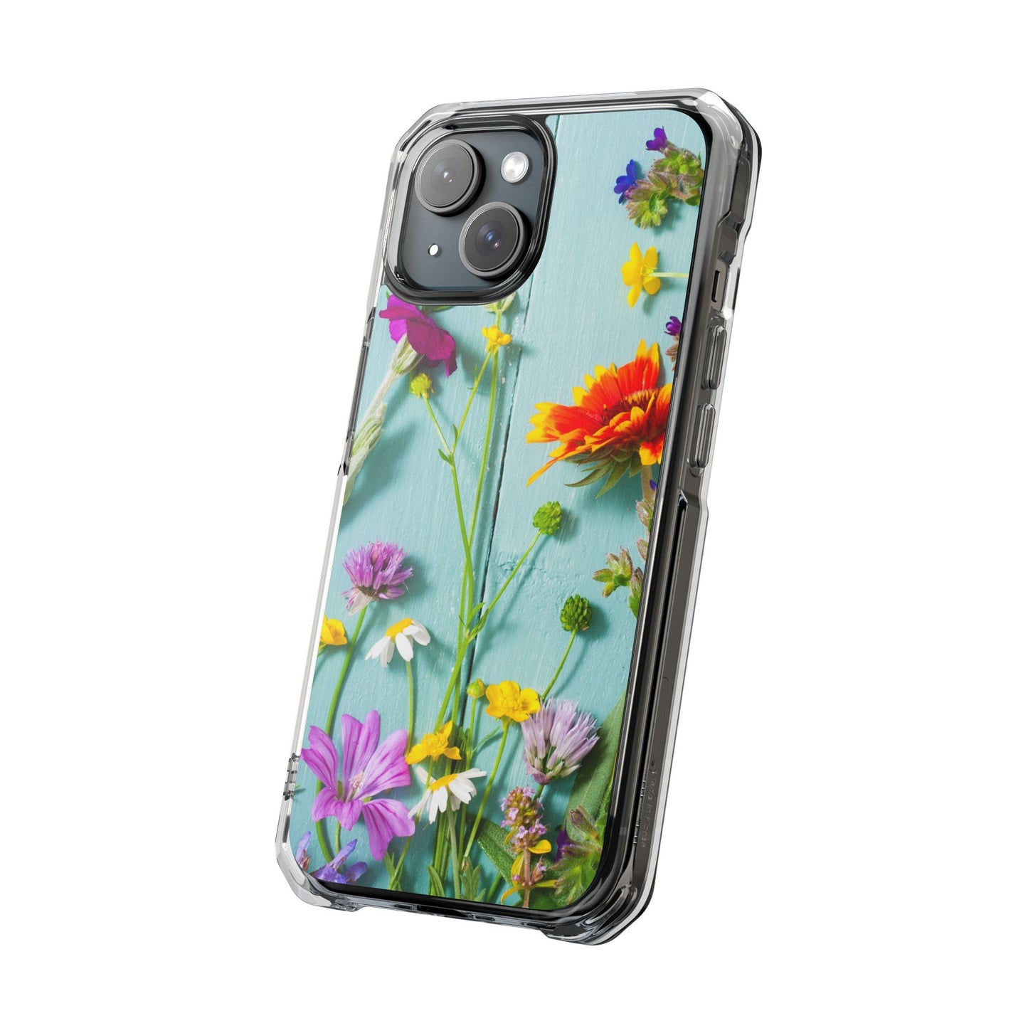 Magnetic Clear Impact Cases- Blossom Field