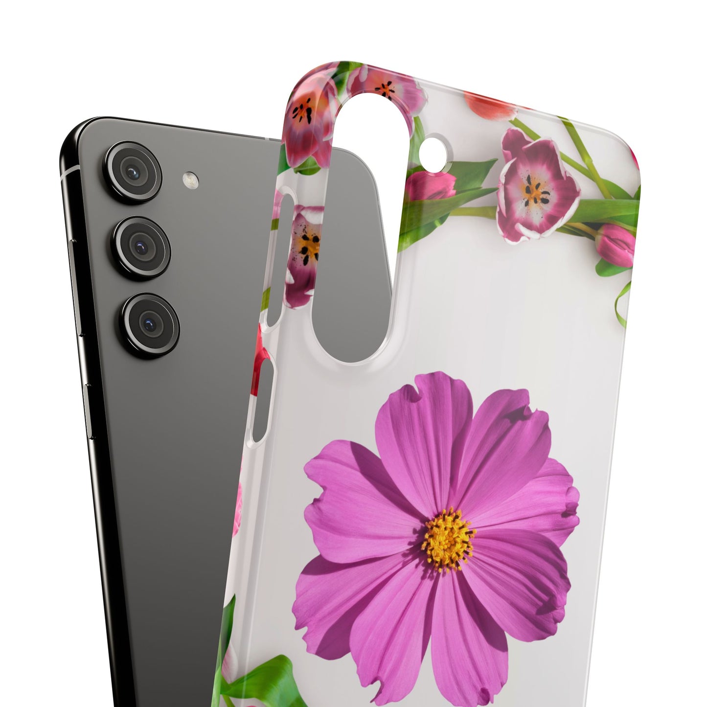 Snap Case- Elegant Flower Design