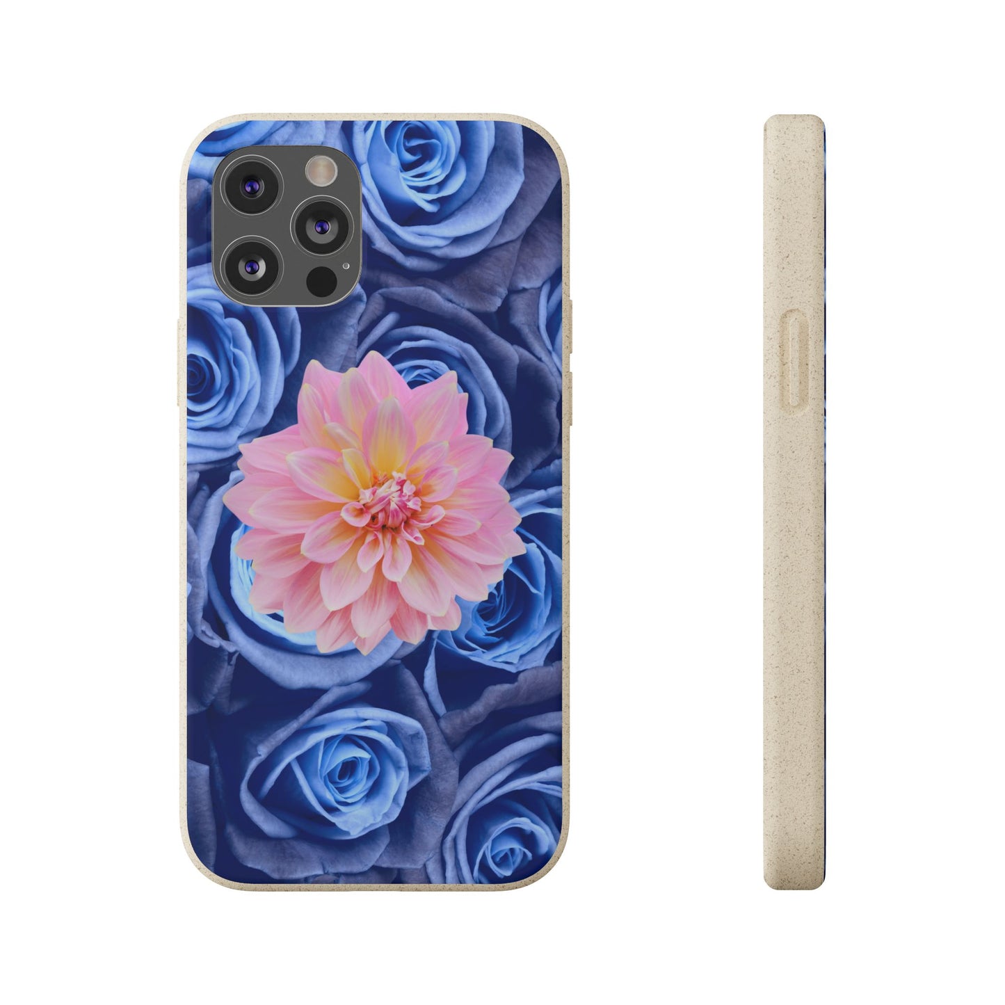 Biodegradable Cases- Blue Roses Design