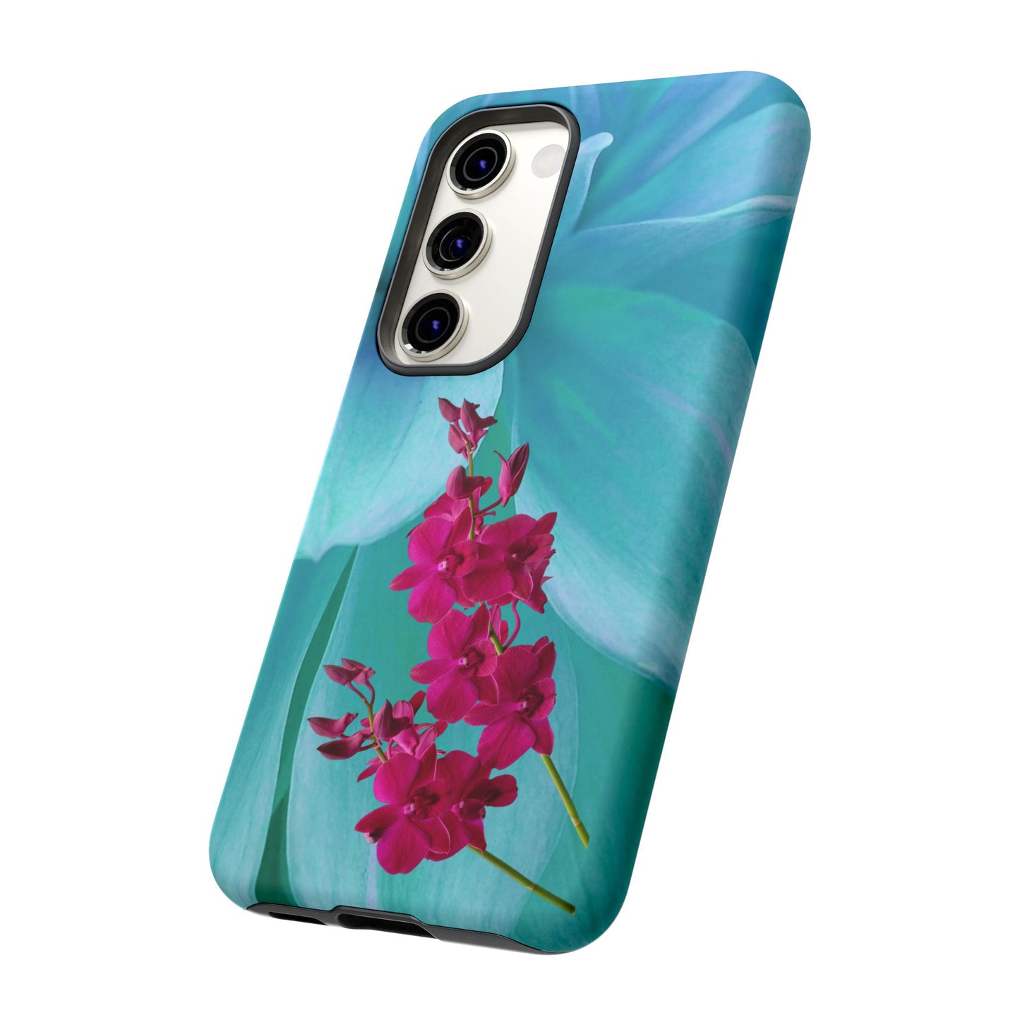 Tough Phone Case - Elegant Orchid Design