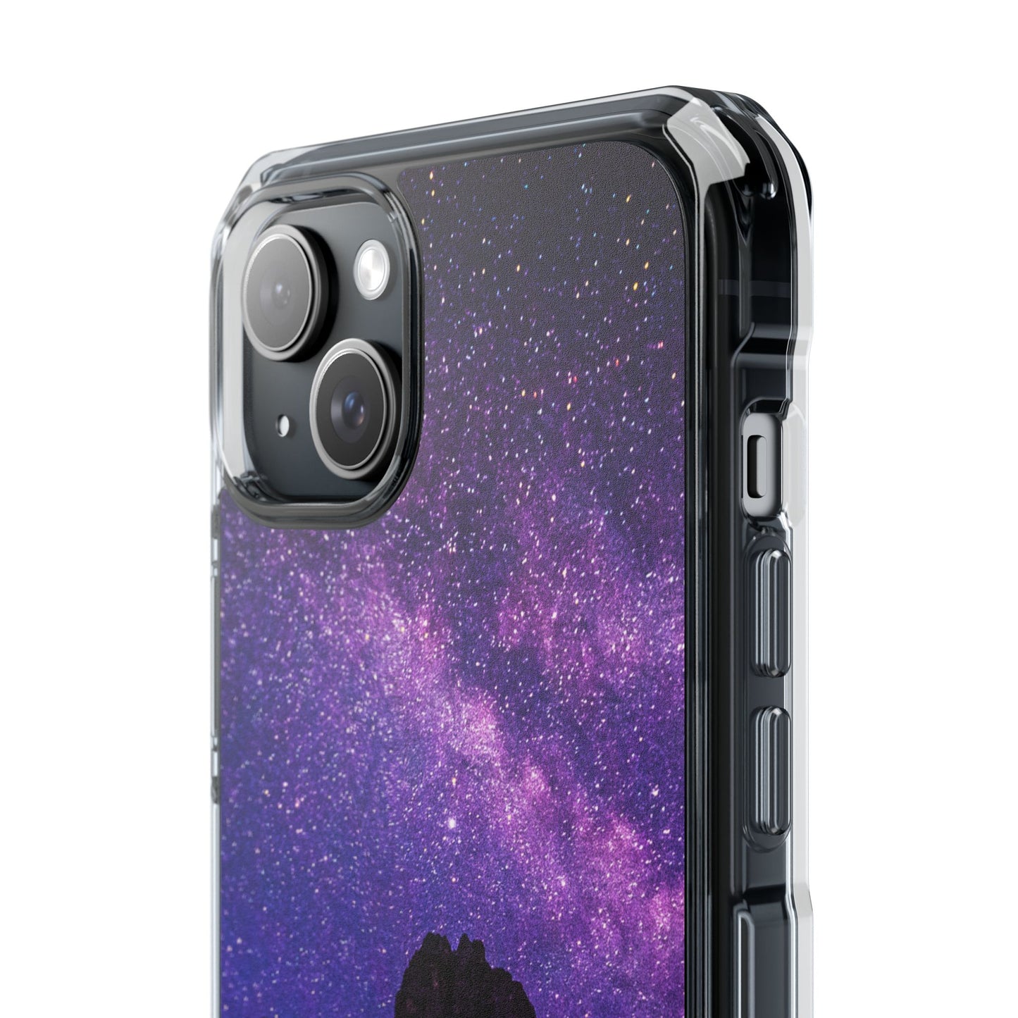 Magnetic Clear Impact Case- Stunning Starry Design