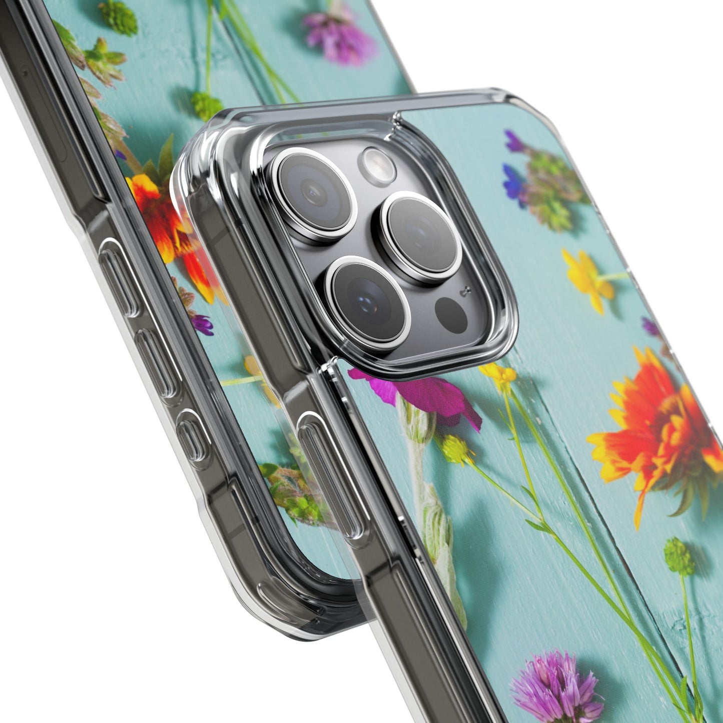 Magnetic Clear Impact Cases- Blossom Field