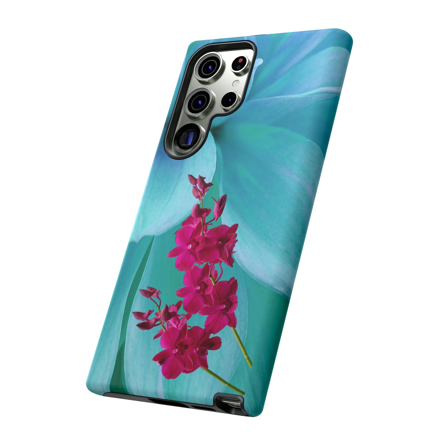 Tough Phone Case - Elegant Orchid Design