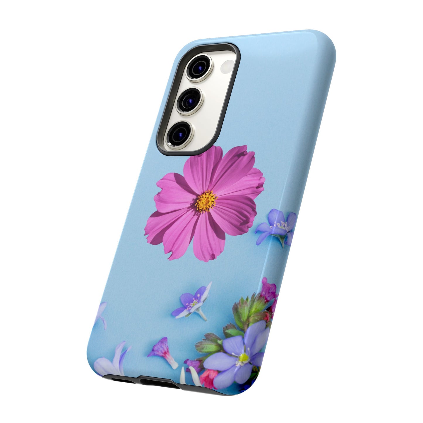 Tough Phone Case - Durable Protection with Vibrant Flower Design