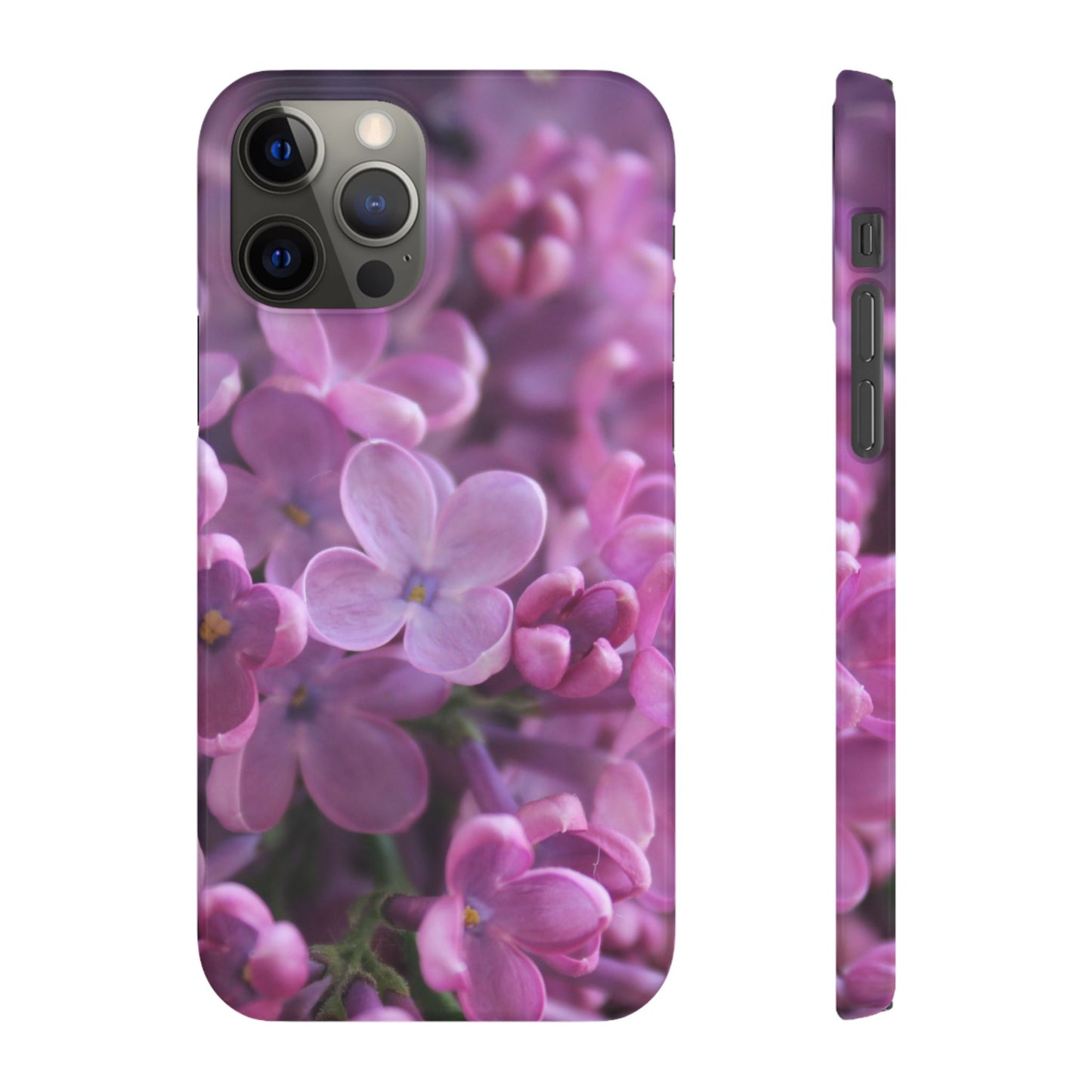 Snap Cases – Vibrant Purple Blossom Design for a Personalized Touch