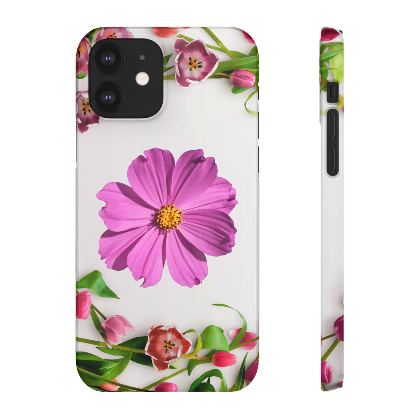 Snap Case- Elegant Flower Design