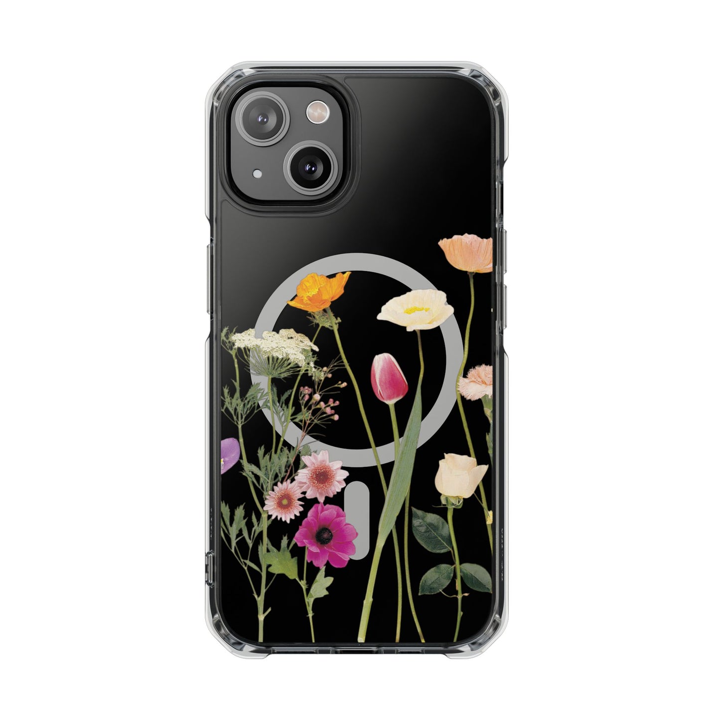 Magnetic Clear iPhone Case - Impact Protection for Nature Lovers