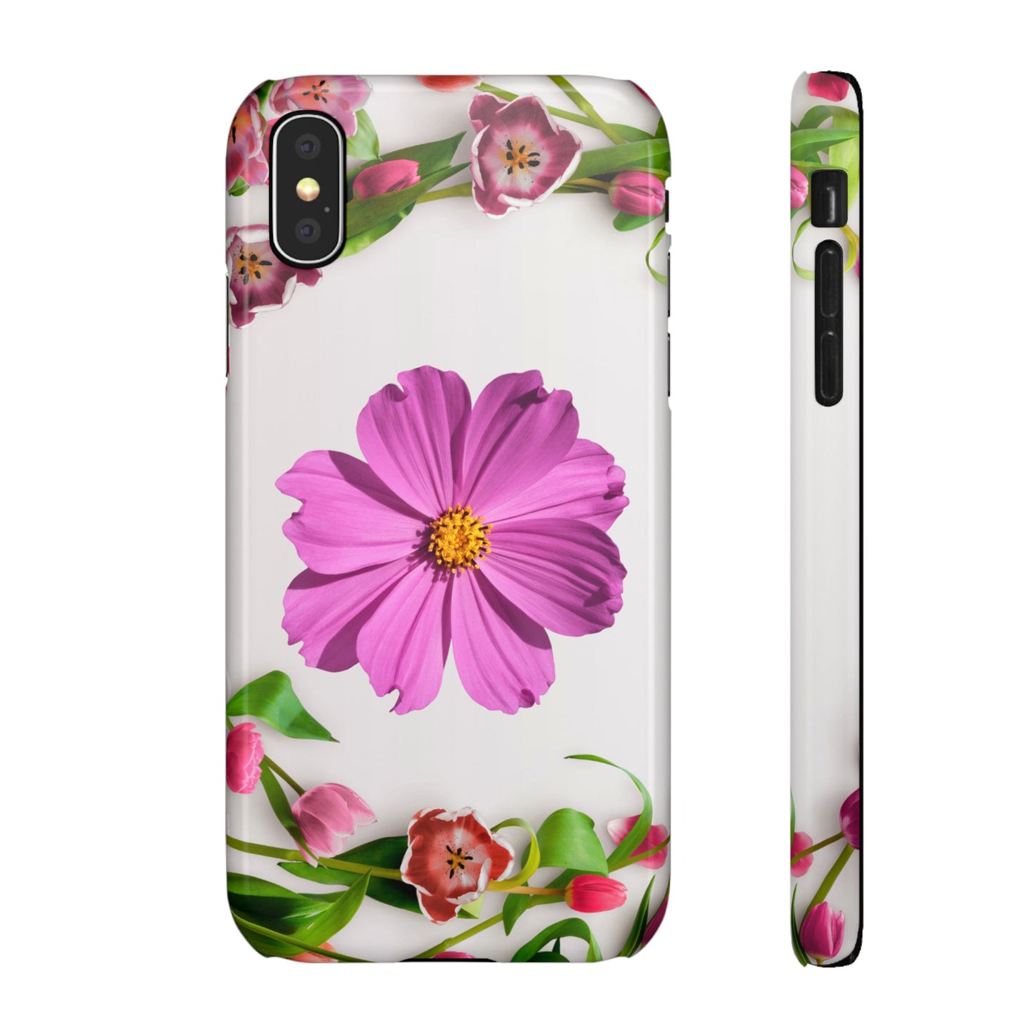 Snap Case- Elegant Flower Design