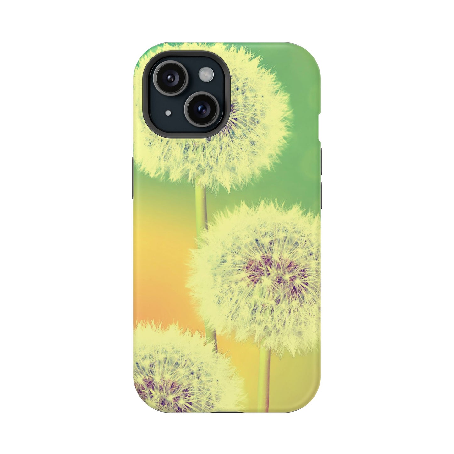 Impact-Resistant Phone Case - Whimsical Dandelion