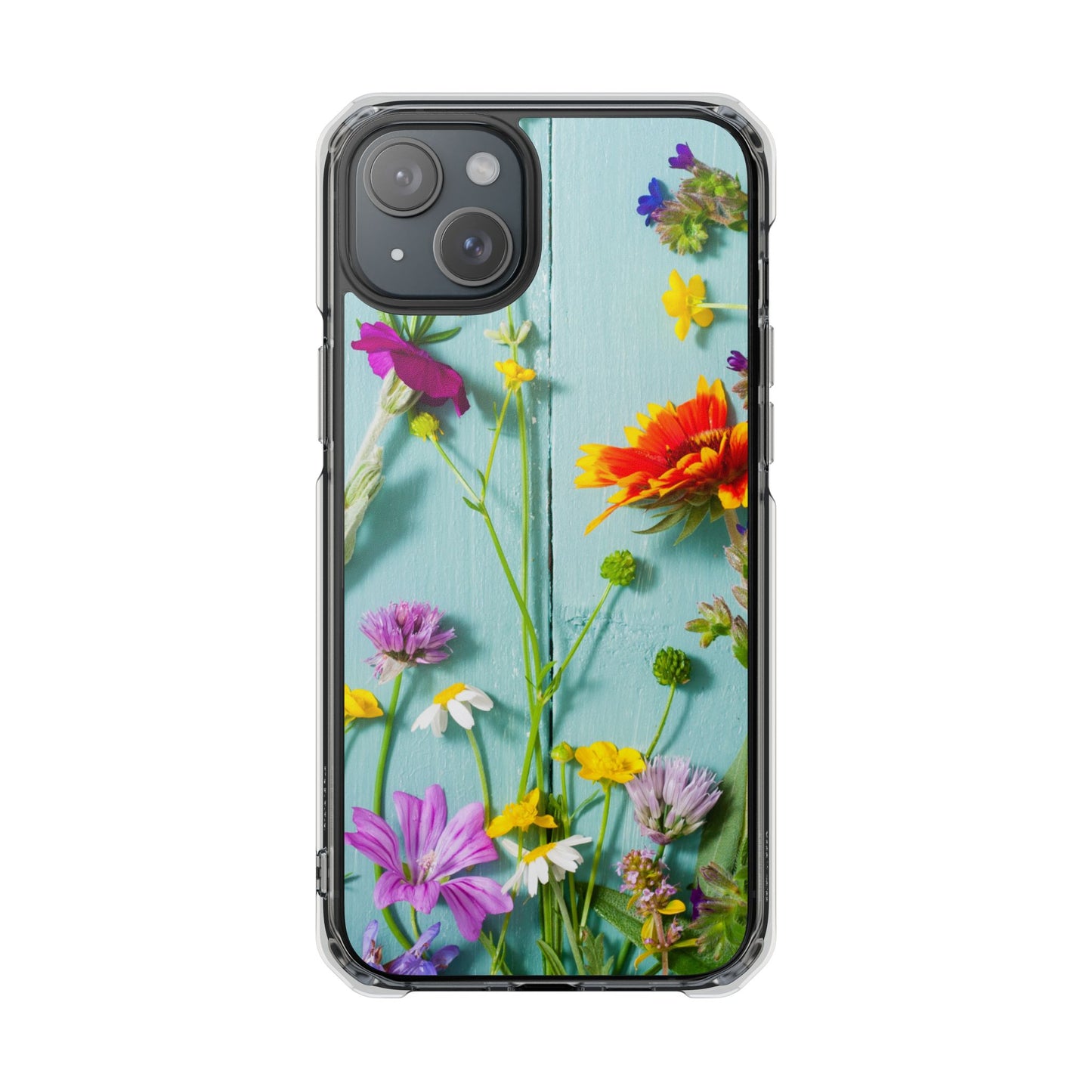 Magnetic Clear Impact Cases- Blossom Field