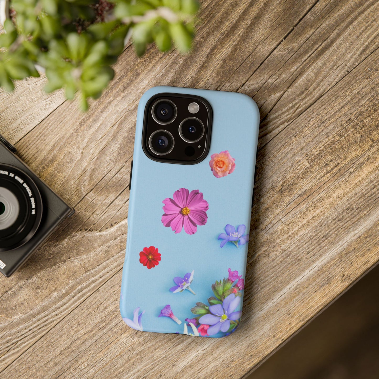 Tough Phone Case - Colorful Flower Design for Spring & Summer