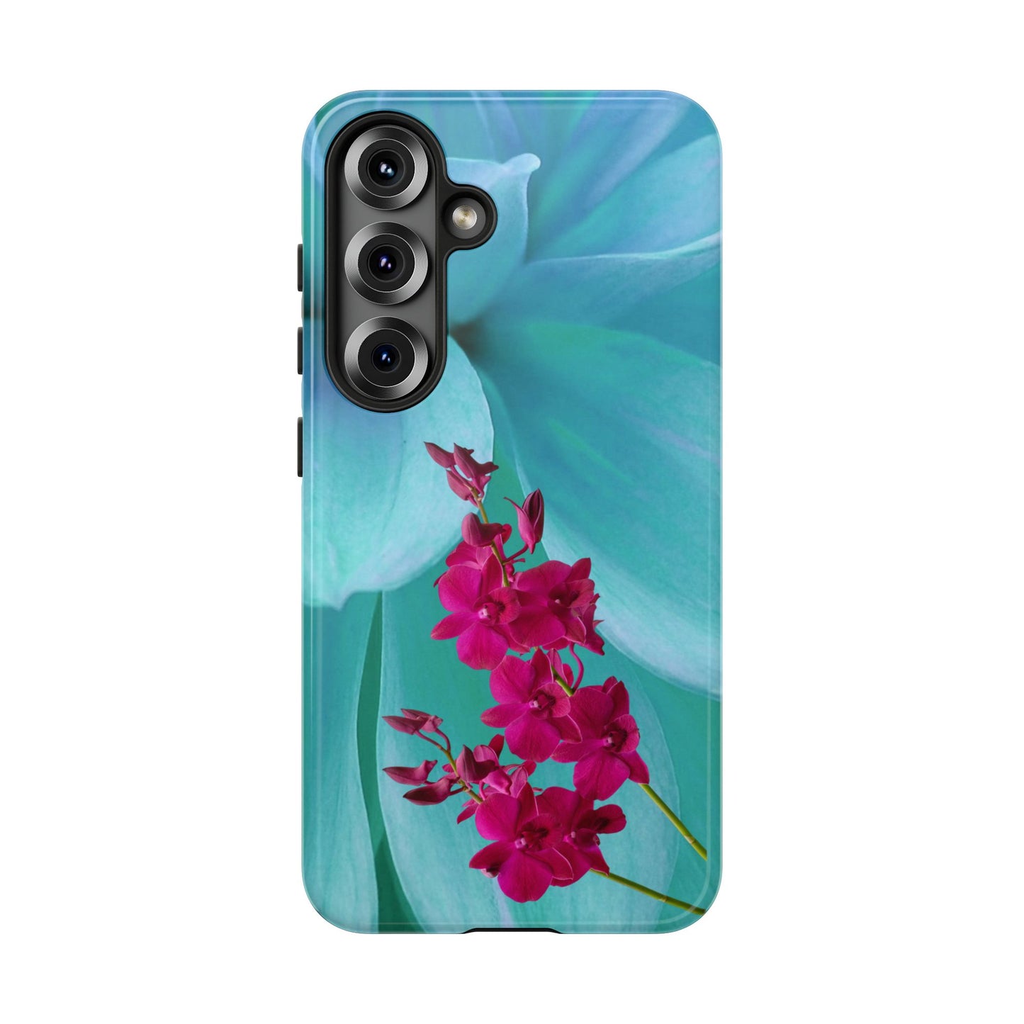 Tough Phone Case - Elegant Orchid Design