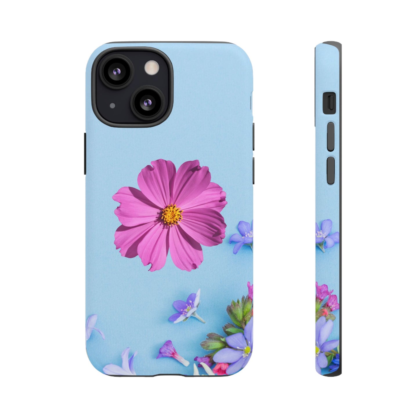 Tough Phone Case - Durable Protection with Vibrant Flower Design