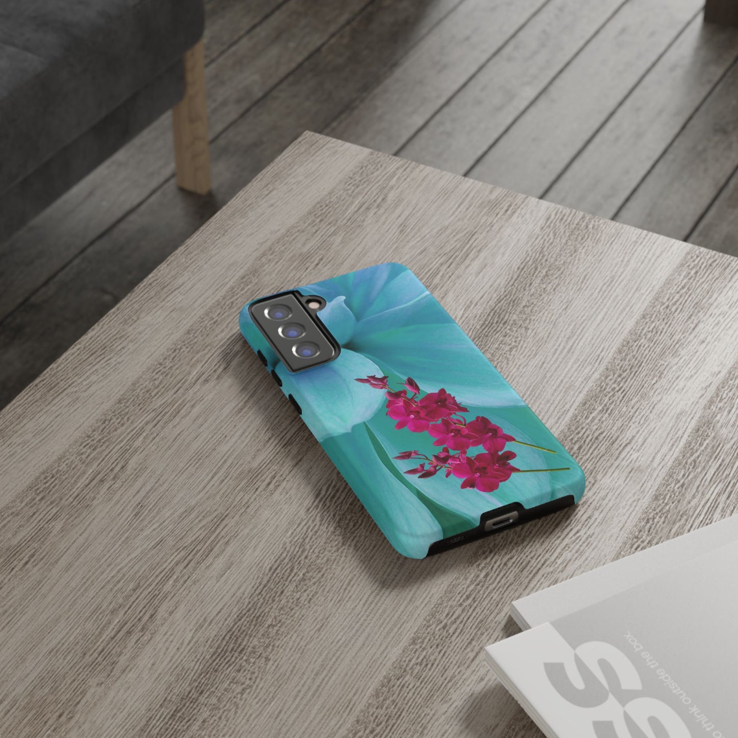 Tough Phone Case - Elegant Orchid Design