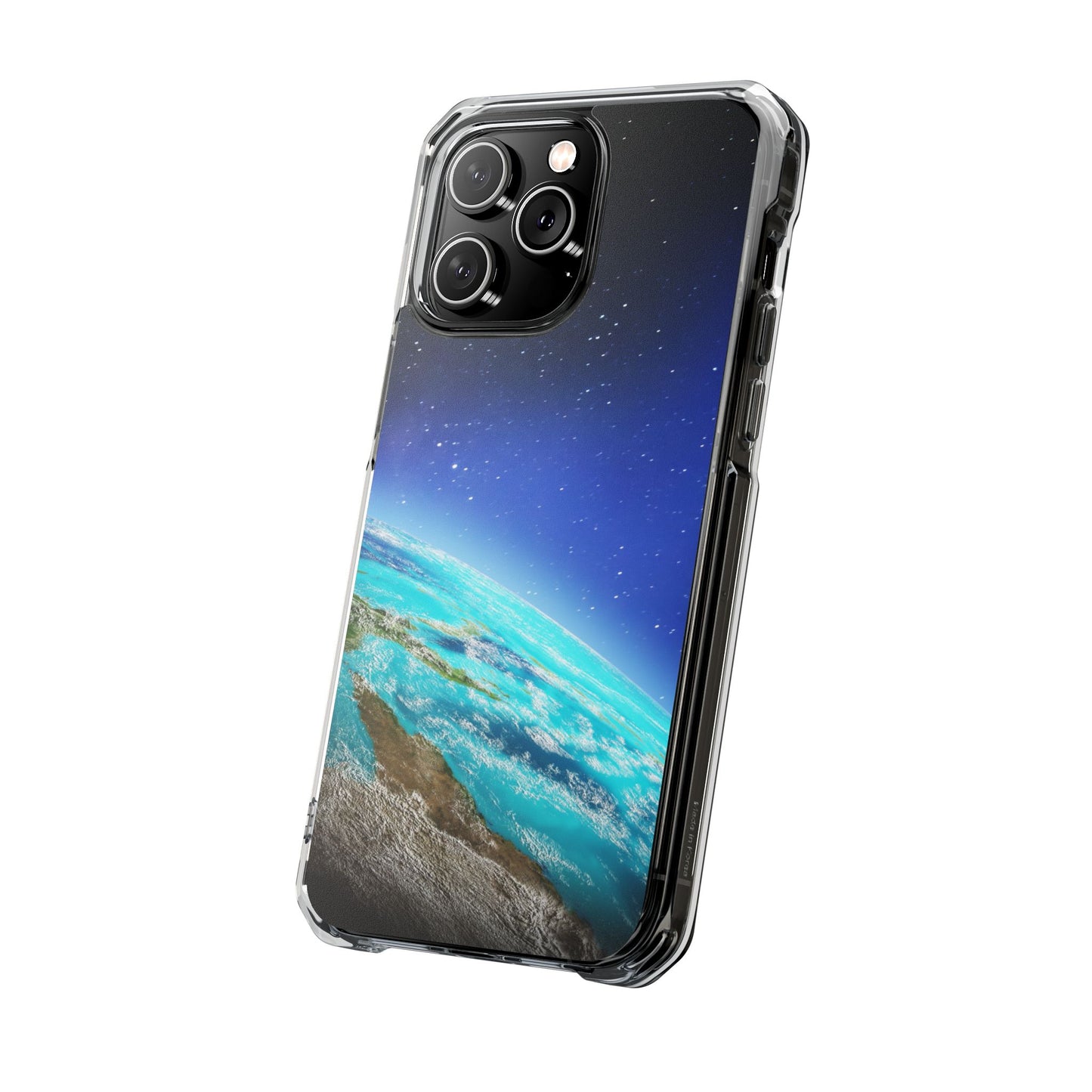 Magnetic Clear Impact Case - Galaxy Earth