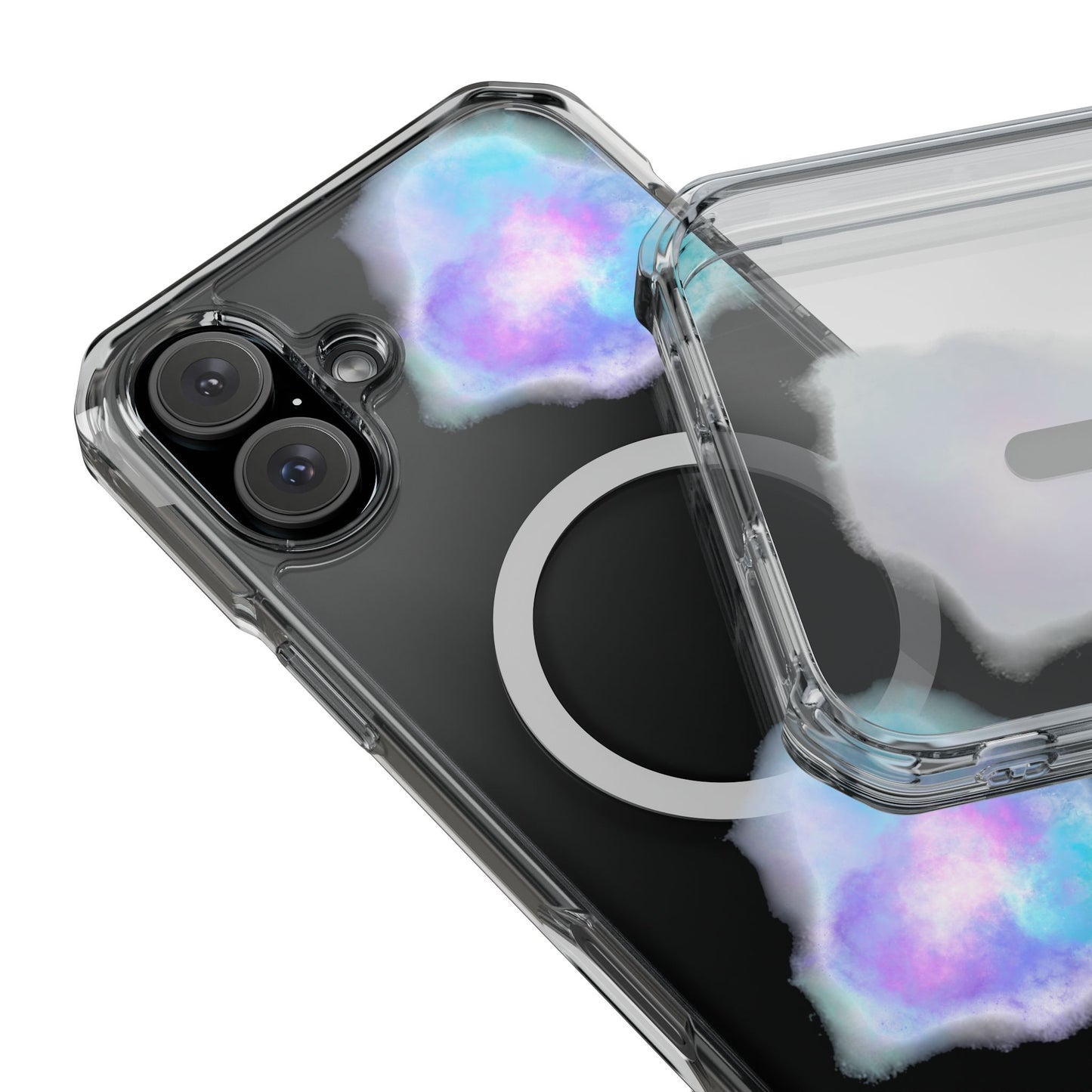 Magnetic Clear Impact Case - Star Dust