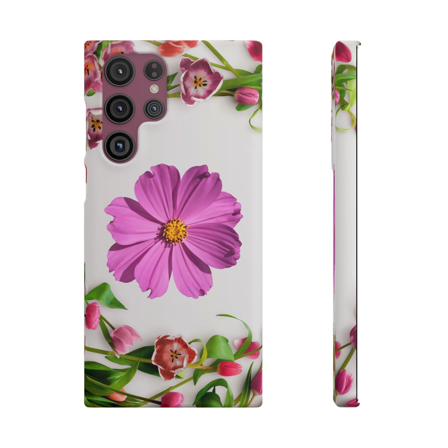 Snap Case- Elegant Flower Design