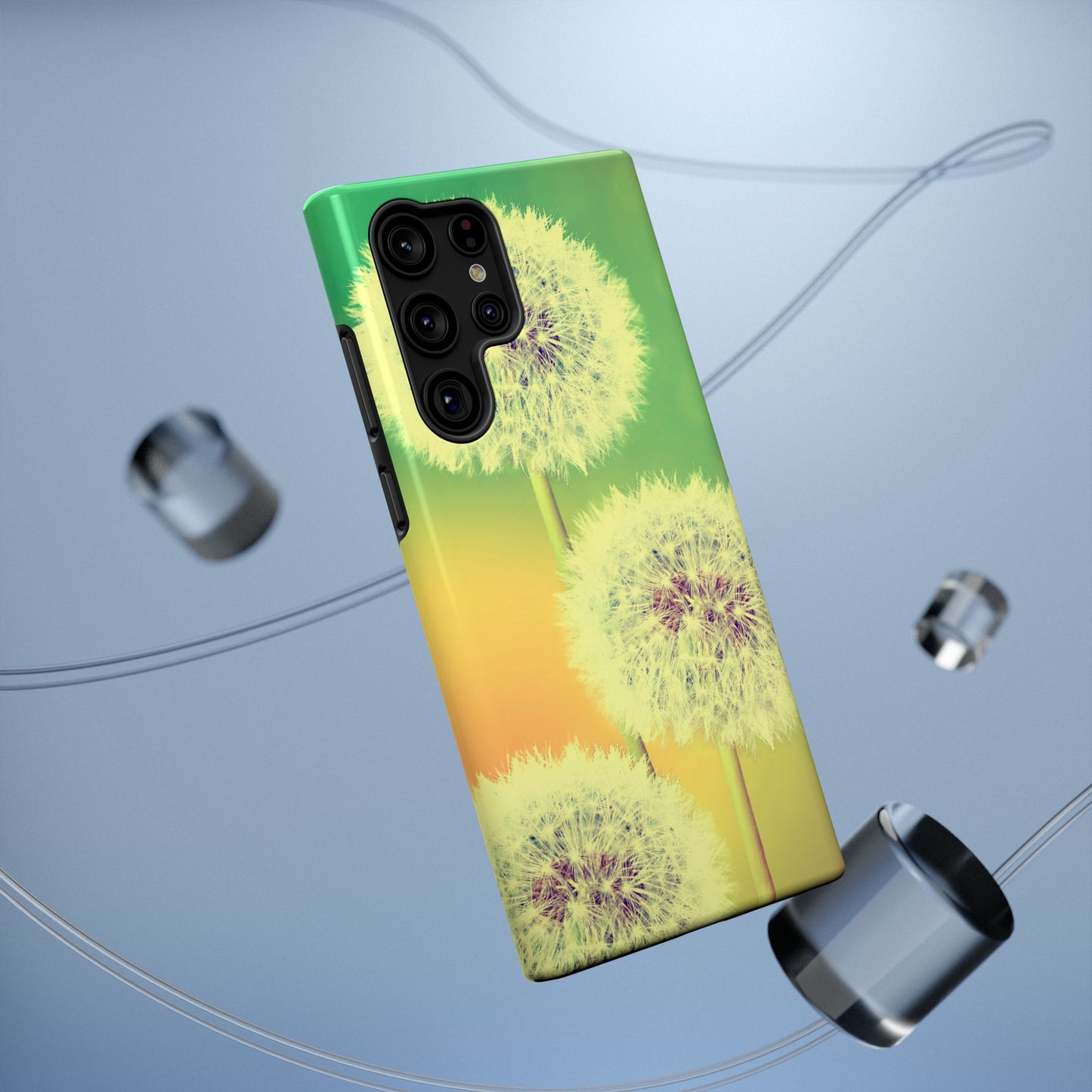 Impact-Resistant Phone Case - Whimsical Dandelion