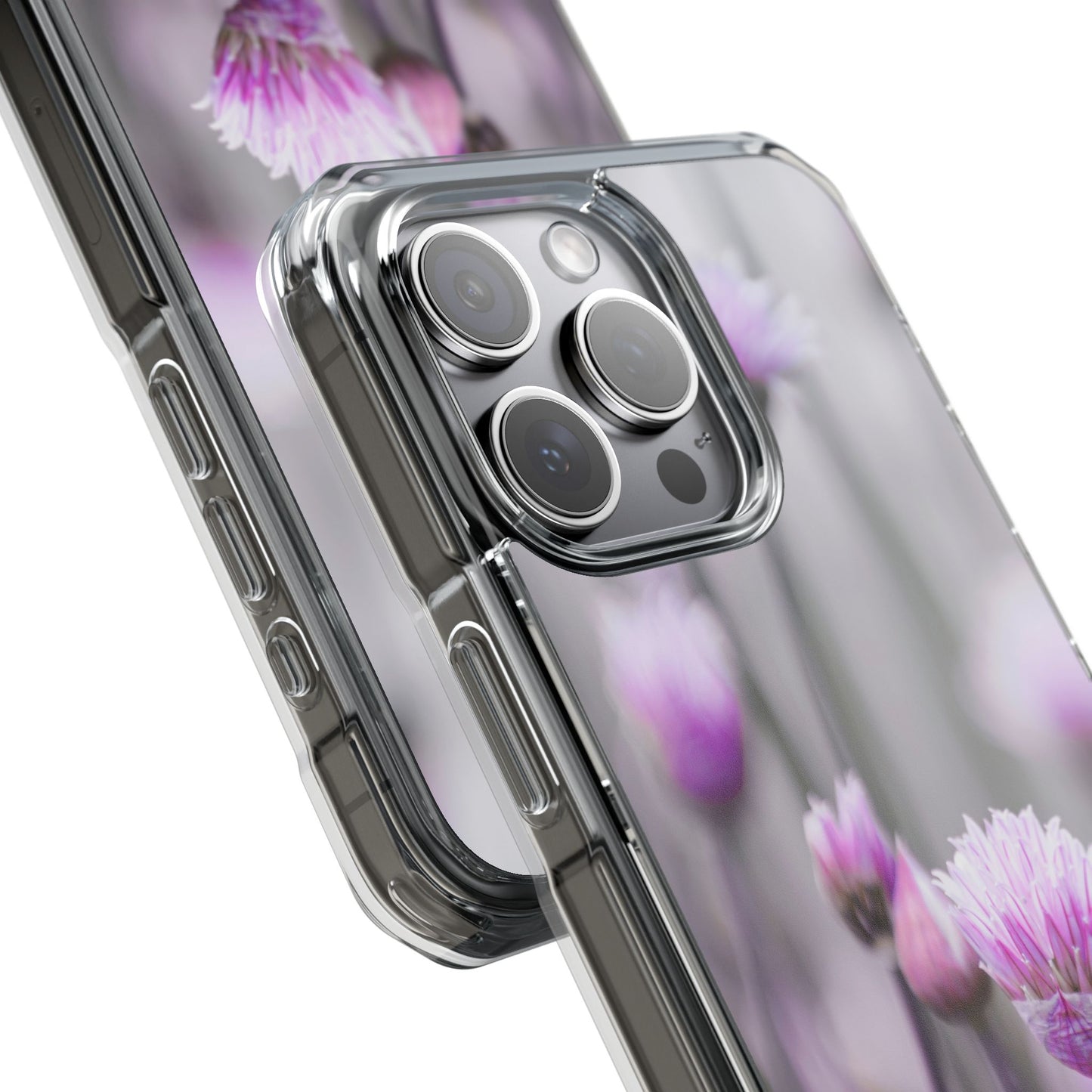 Magnetic Clear Impact Case - Protective Phone Case with Nature Design