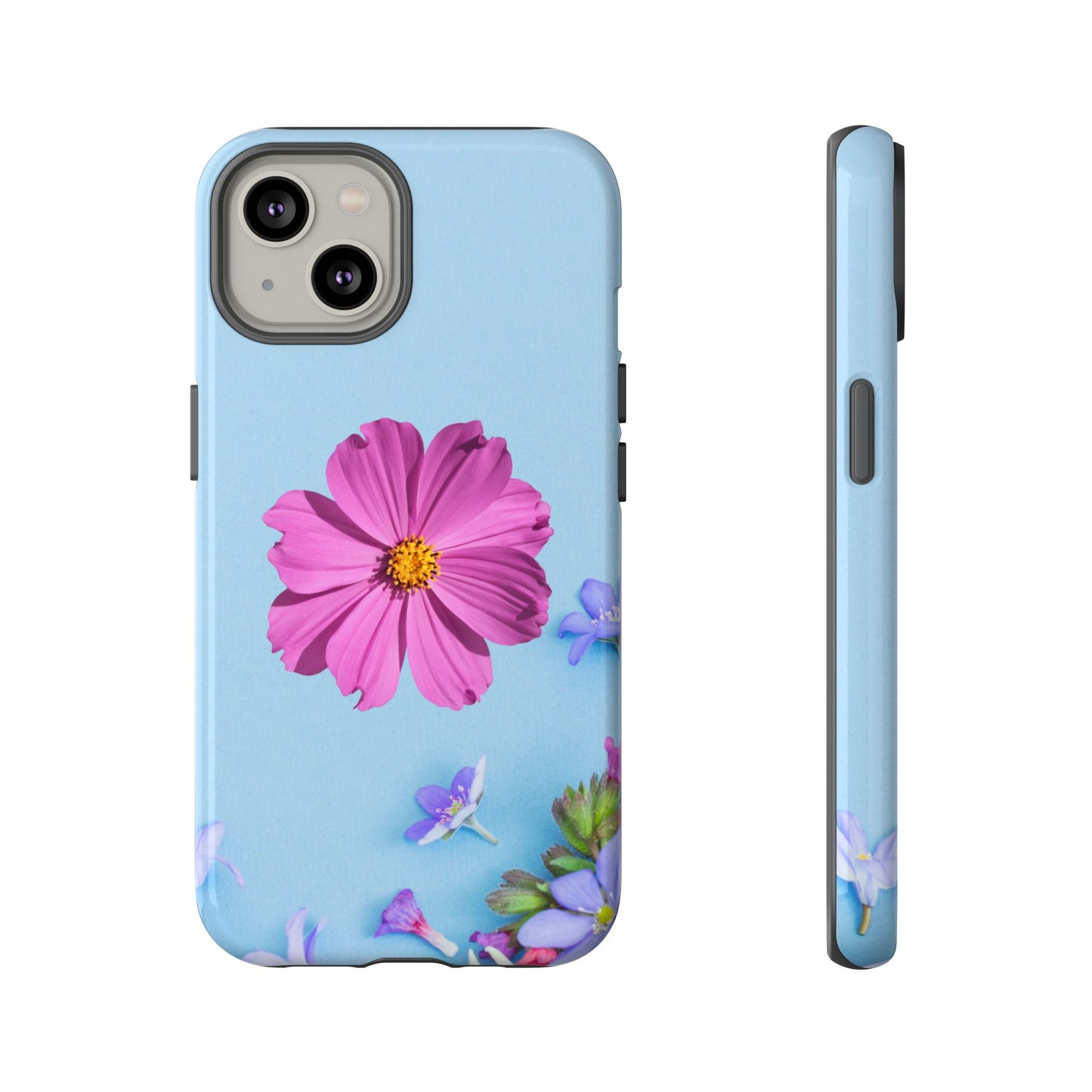 Tough Phone Case - Durable Protection with Vibrant Flower Design