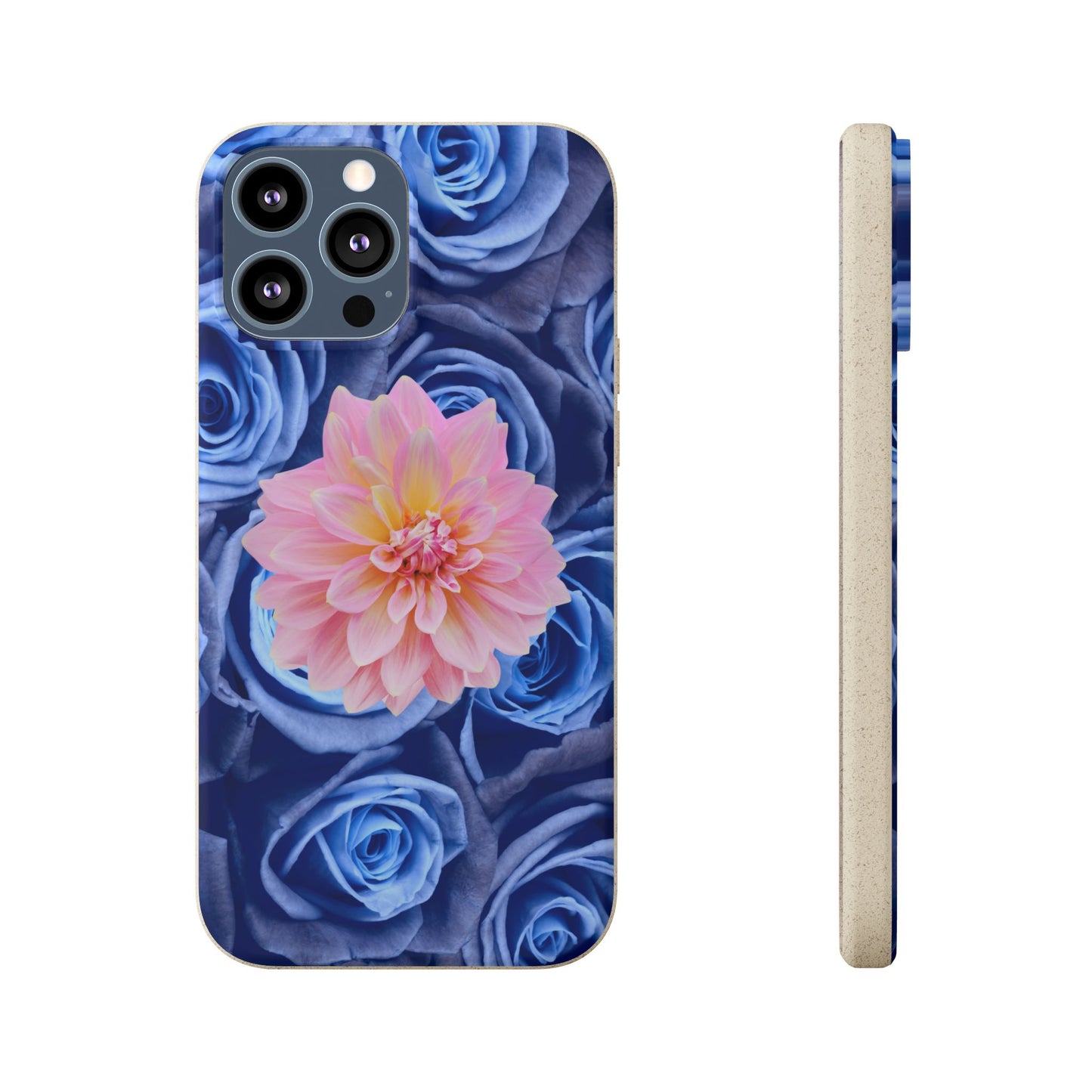 Biodegradable Cases- Blue Roses Design