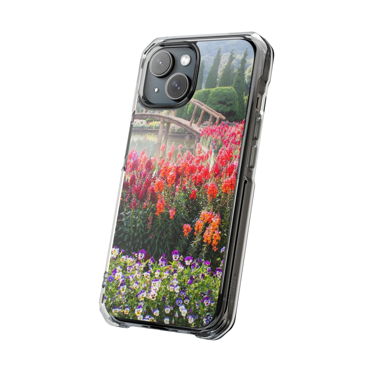 Magnetic Clear Impact Case - Nature-Inspired Phone Protection