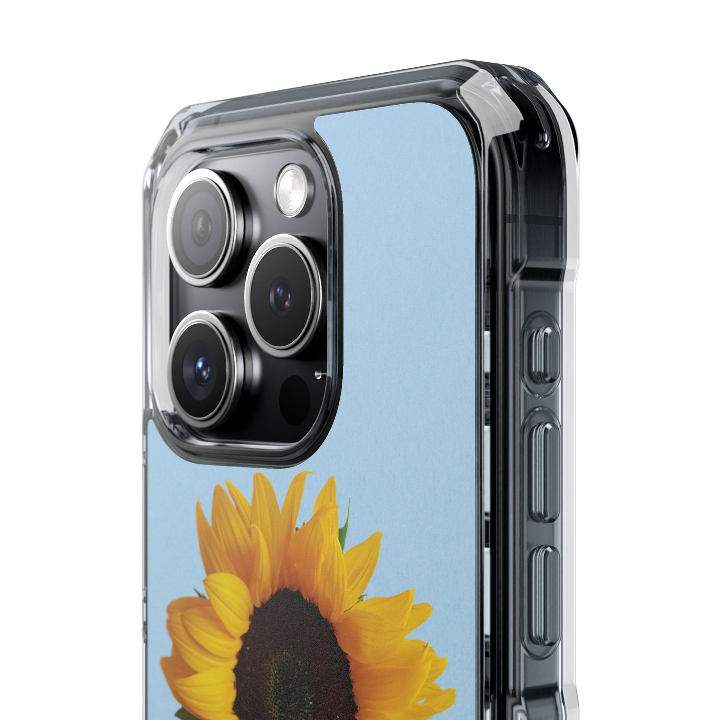 Magnet Clear Impact Case - Floristic Sunflower Design