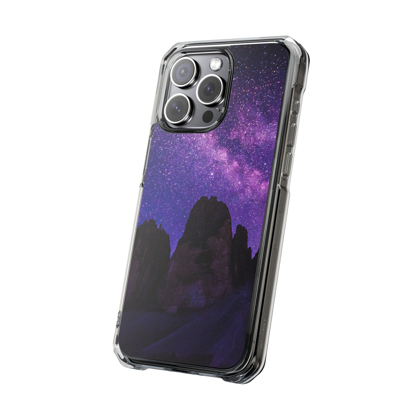 Magnetic Clear Impact Case- Stunning Starry Design