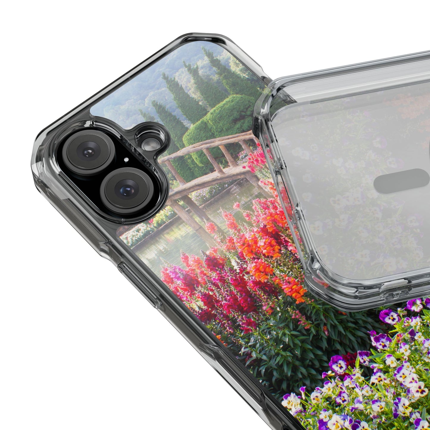 Magnetic Clear Impact Case - Nature-Inspired Phone Protection