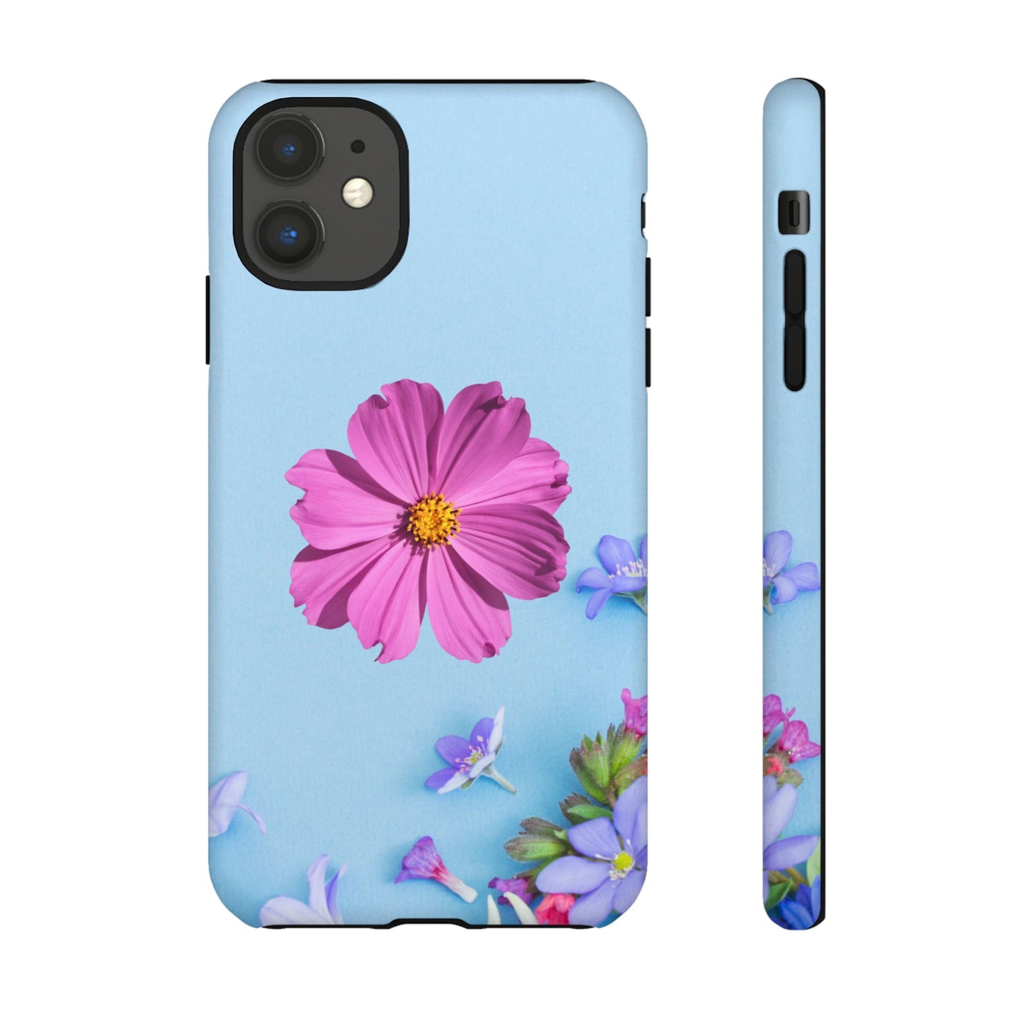 Tough Phone Case - Durable Protection with Vibrant Flower Design