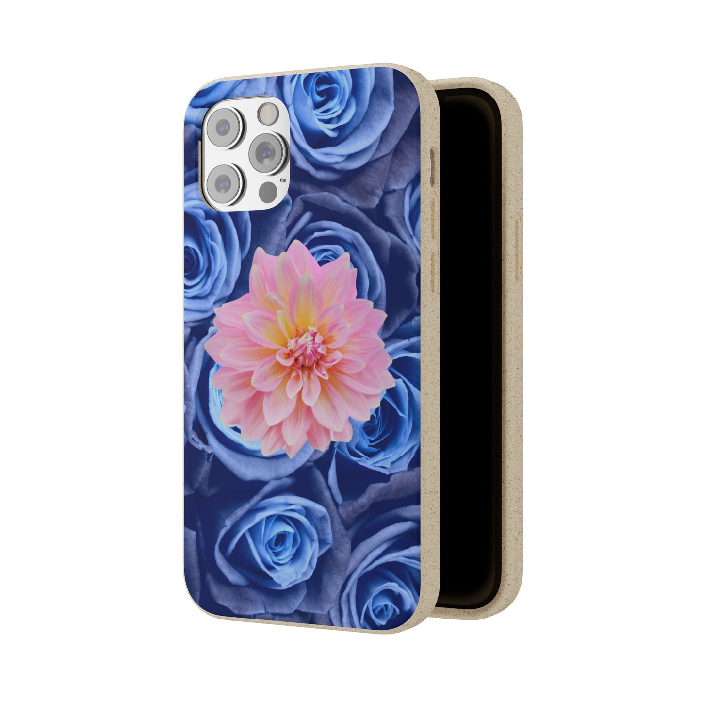 Biodegradable Cases- Blue Roses Design