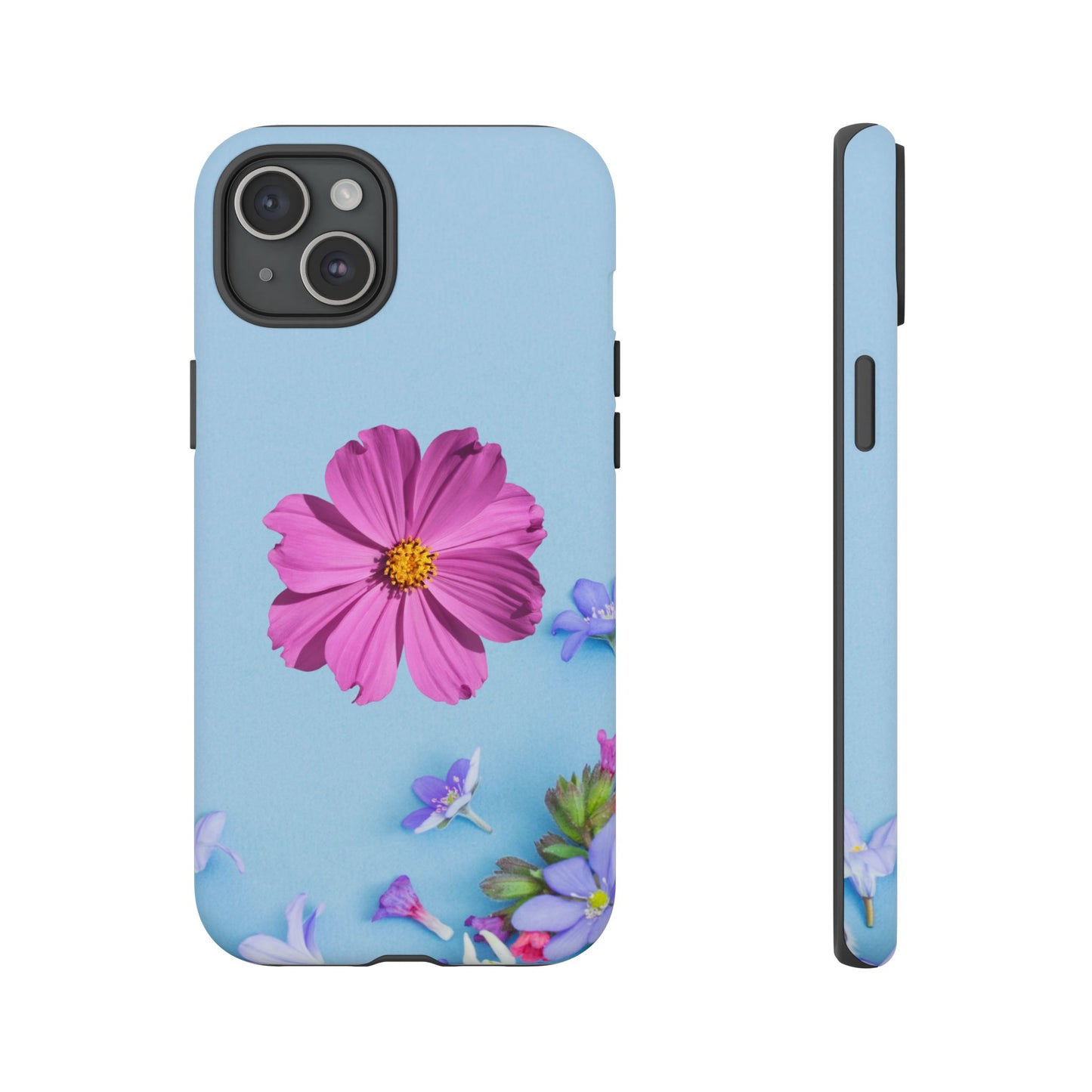 Tough Phone Case - Durable Protection with Vibrant Flower Design