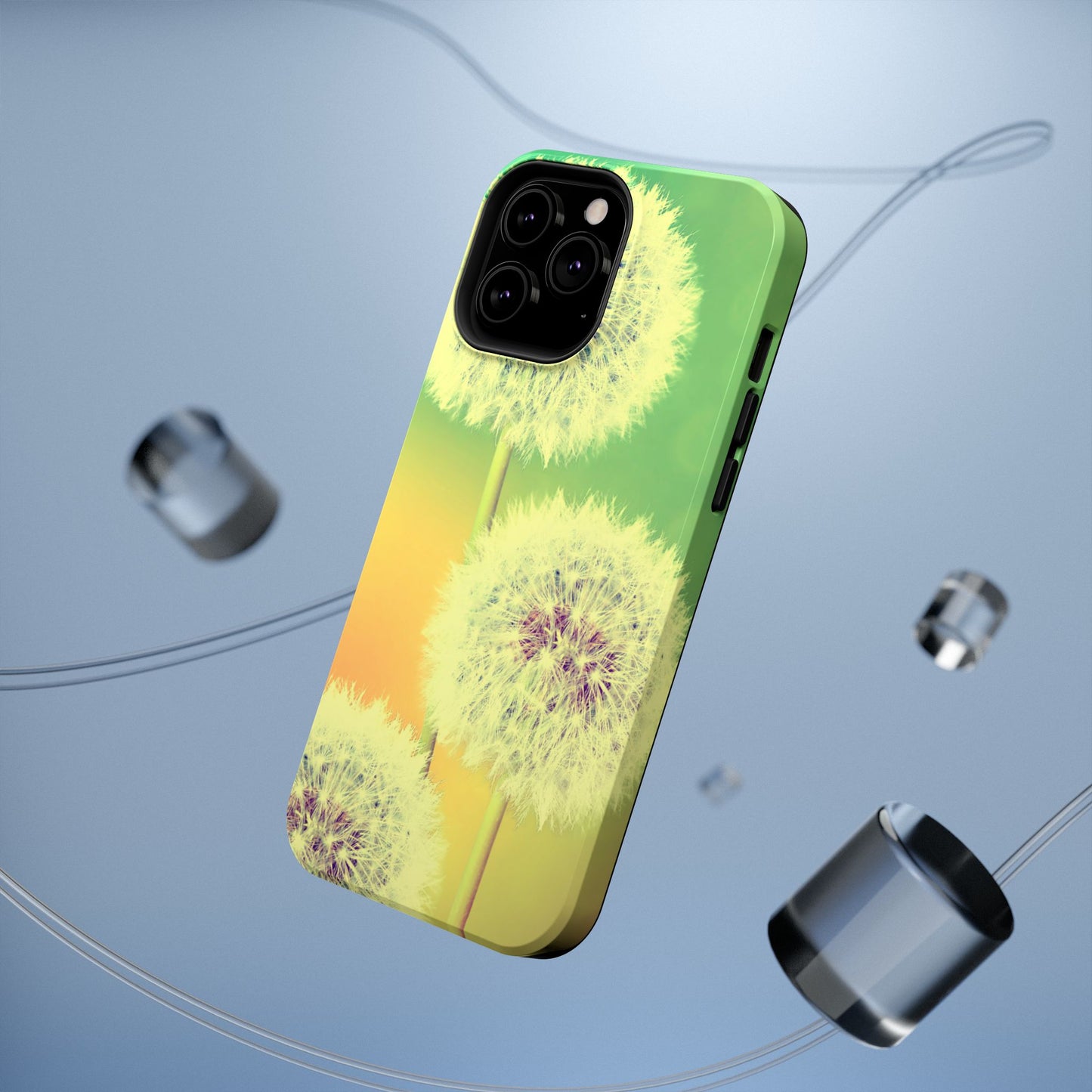 Impact-Resistant Phone Case - Whimsical Dandelion