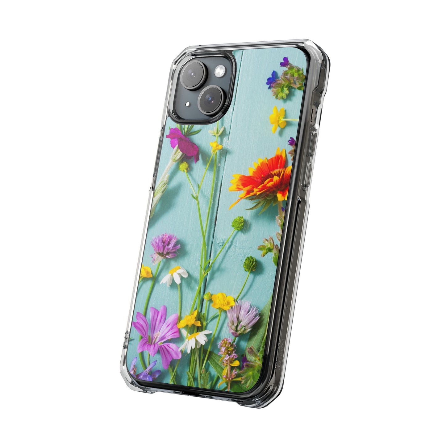 Magnetic Clear Impact Cases- Blossom Field