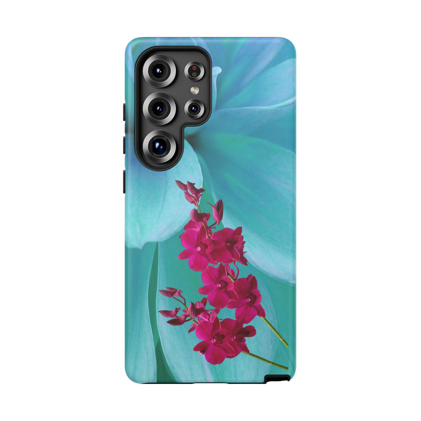 Tough Phone Case - Elegant Orchid Design