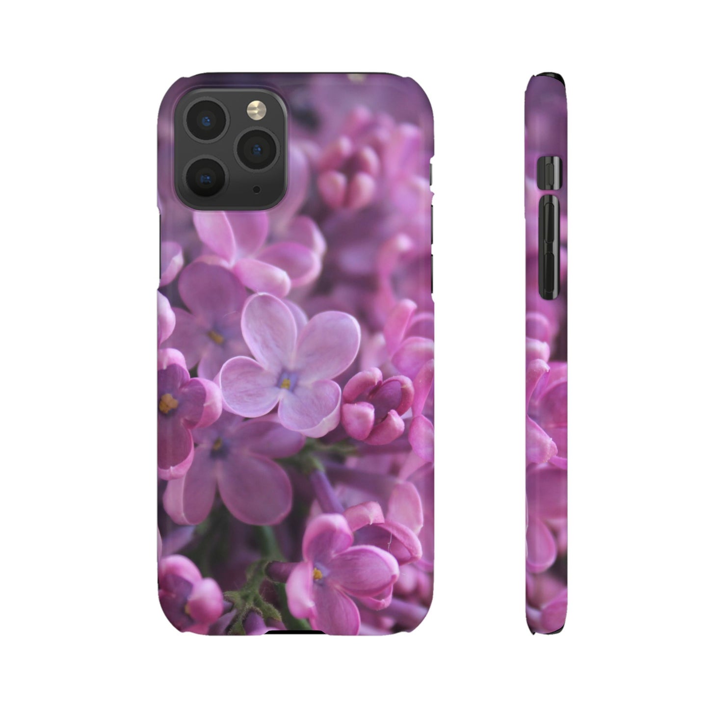 Snap Cases – Vibrant Purple Blossom Design for a Personalized Touch