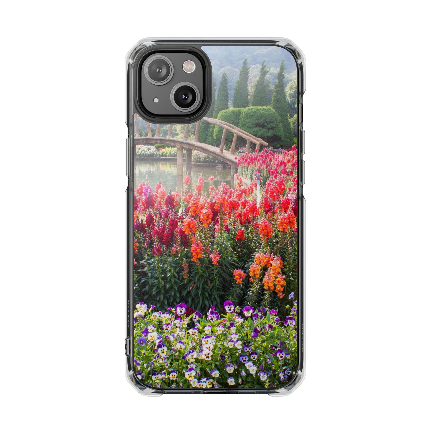 Magnetic Clear Impact Case - Nature-Inspired Phone Protection