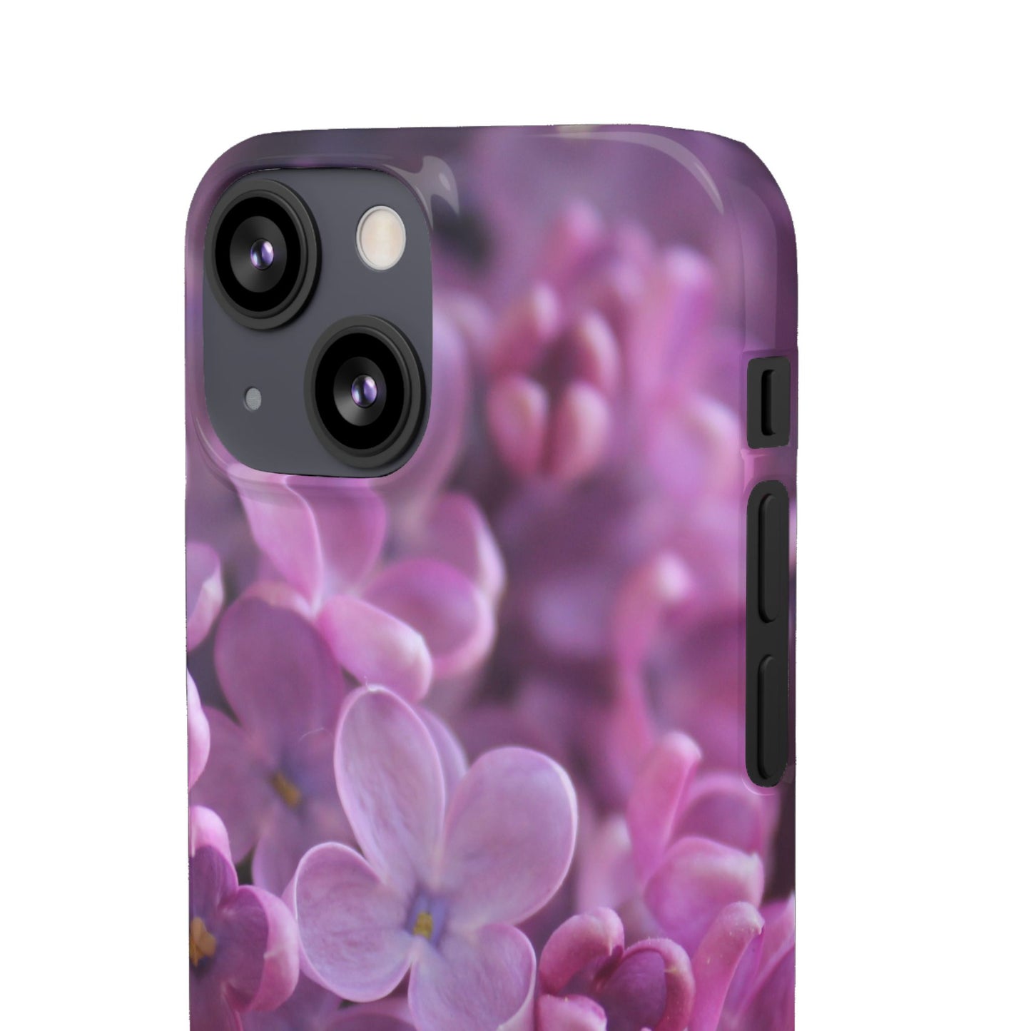 Snap Cases – Vibrant Purple Blossom Design for a Personalized Touch