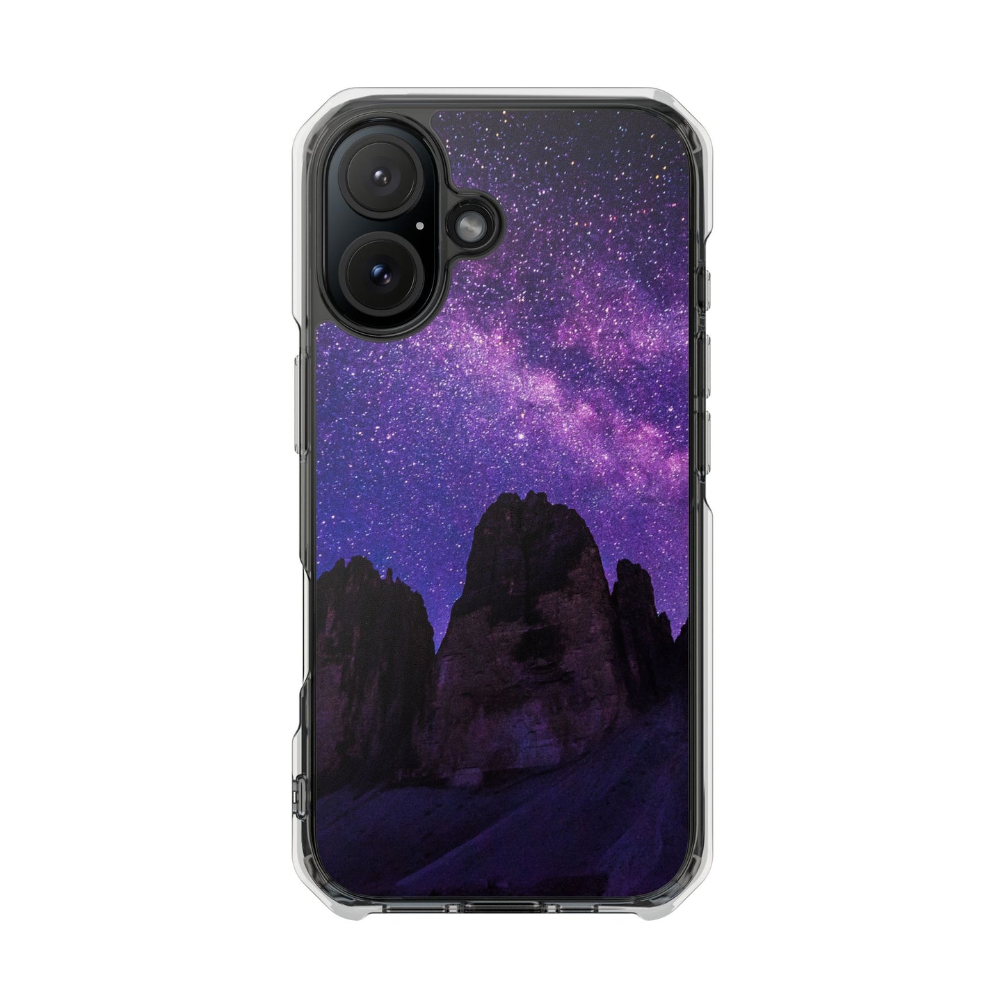 Magnetic Clear Impact Case- Stunning Starry Design