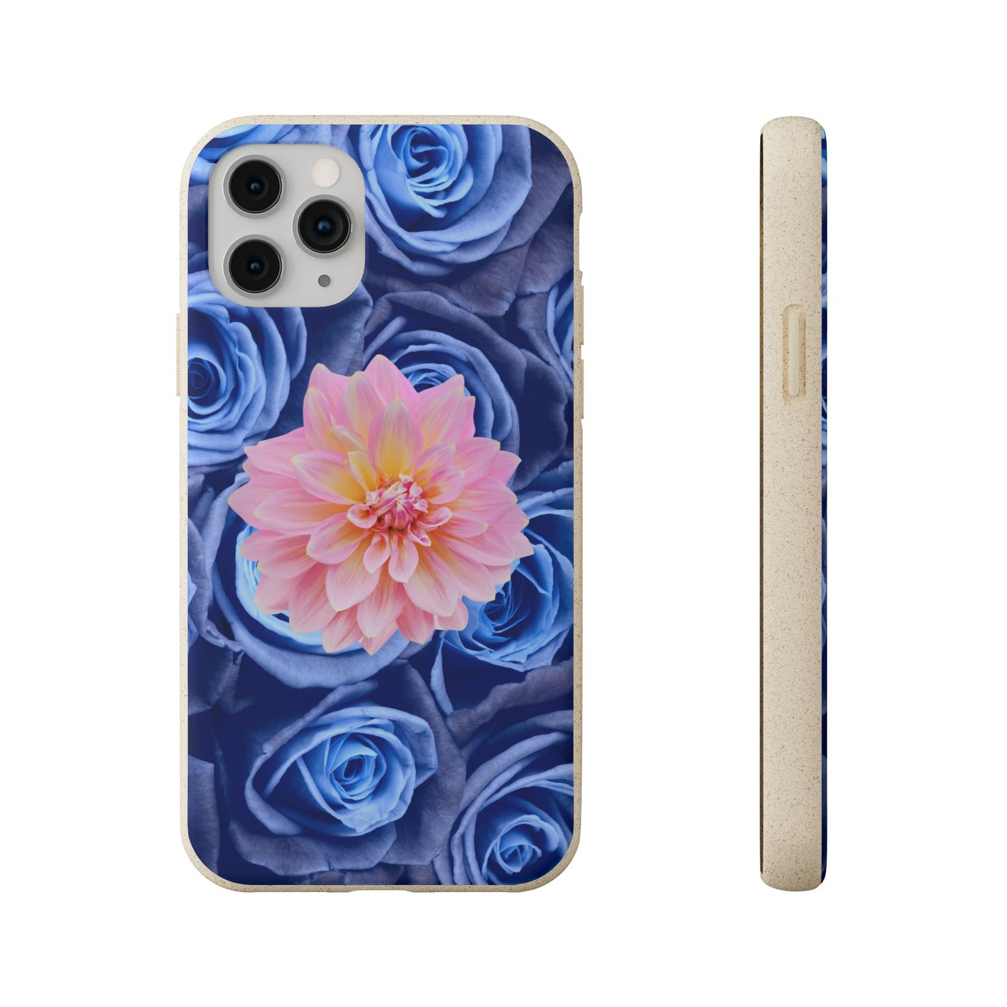 Biodegradable Cases- Blue Roses Design