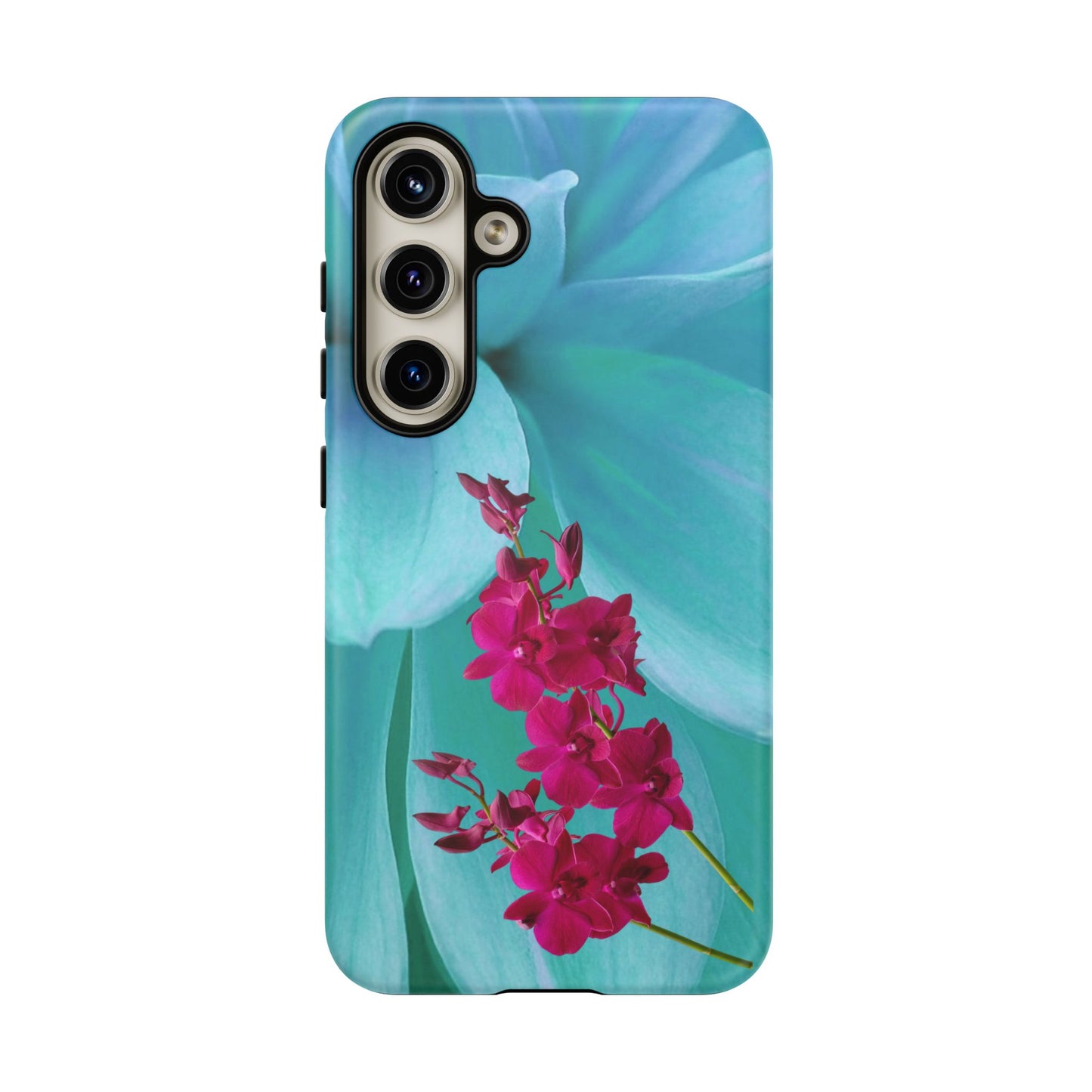 Tough Phone Case - Elegant Orchid Design